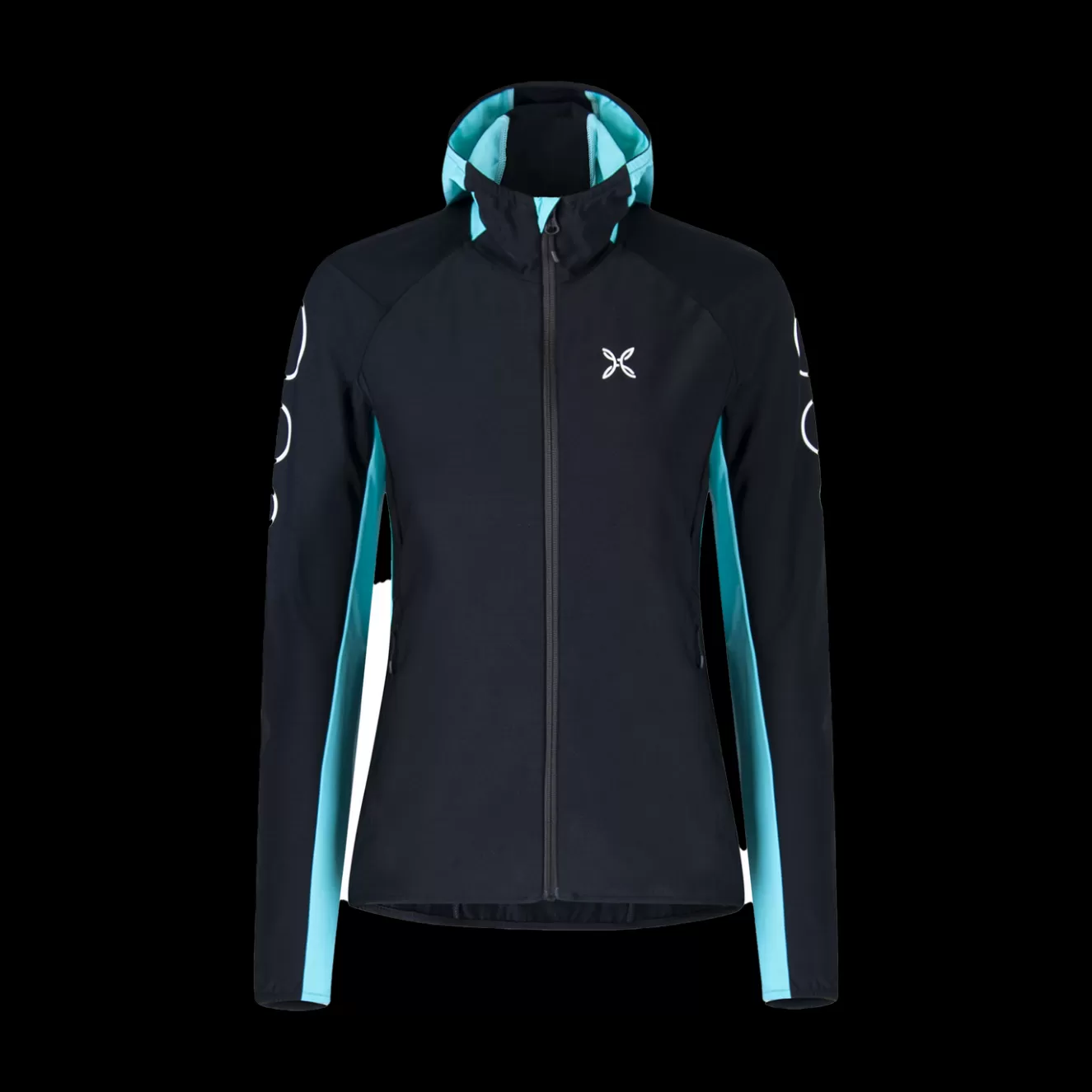 Montura Trail Running | Trail Running<ANDROMEDA MAGLIA WOMAN BLACK/CAREBLUE