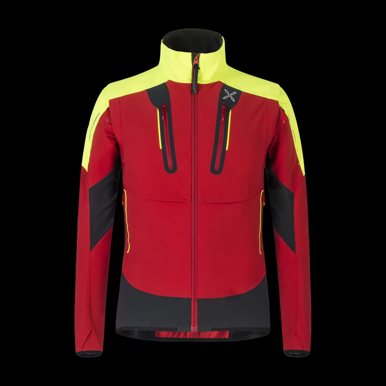 Montura Giacche E Gilet<BRAVE 2 JACKET ROSSO/GIALLOFLUO