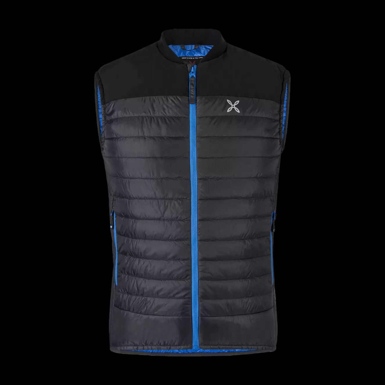 Montura Giacche E Gilet<BURAN VEST ANTRACITE/CELESTE