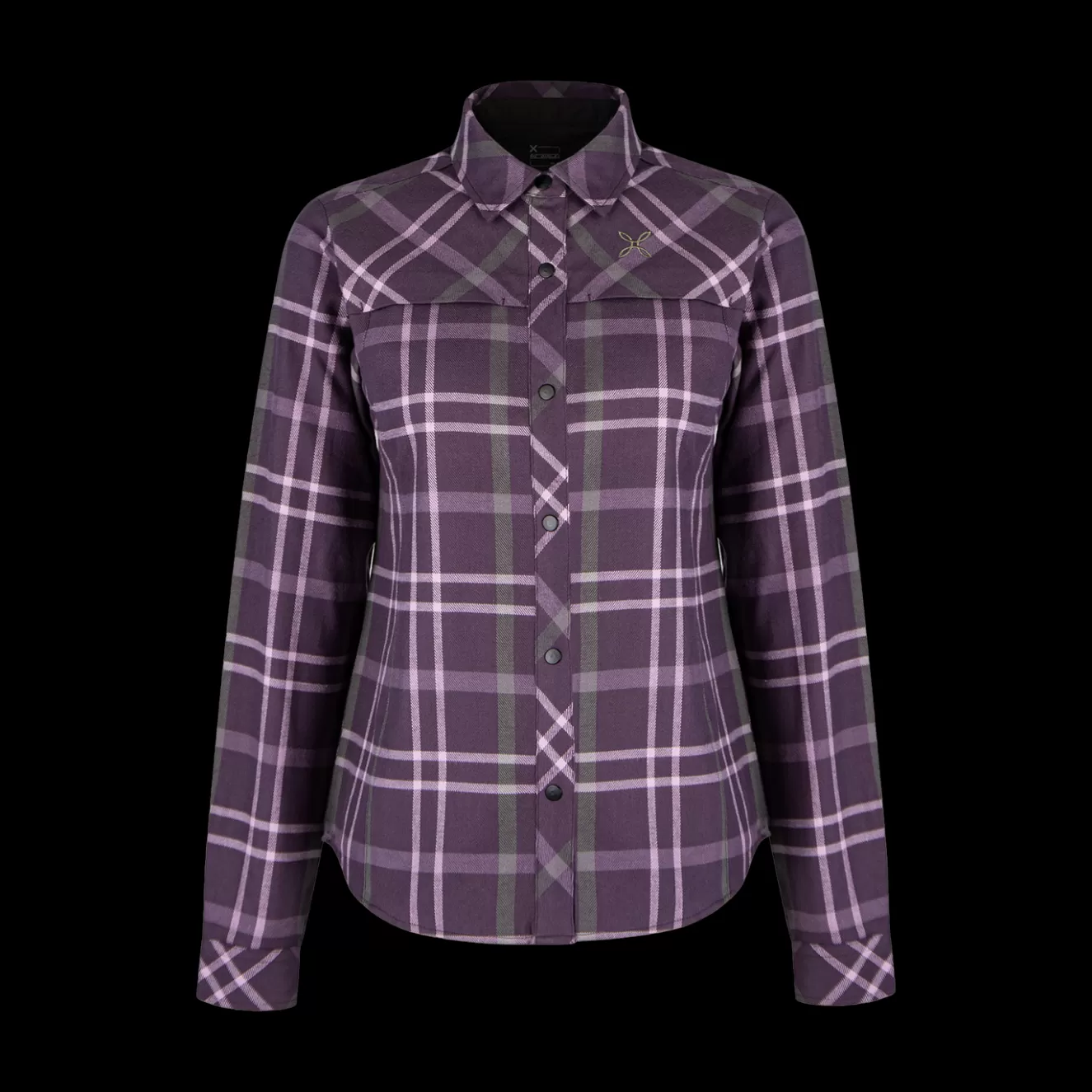 Montura Magliette E Camicie<CHECK SHIRT WOMAN VINACCIA/VERDESALVIA