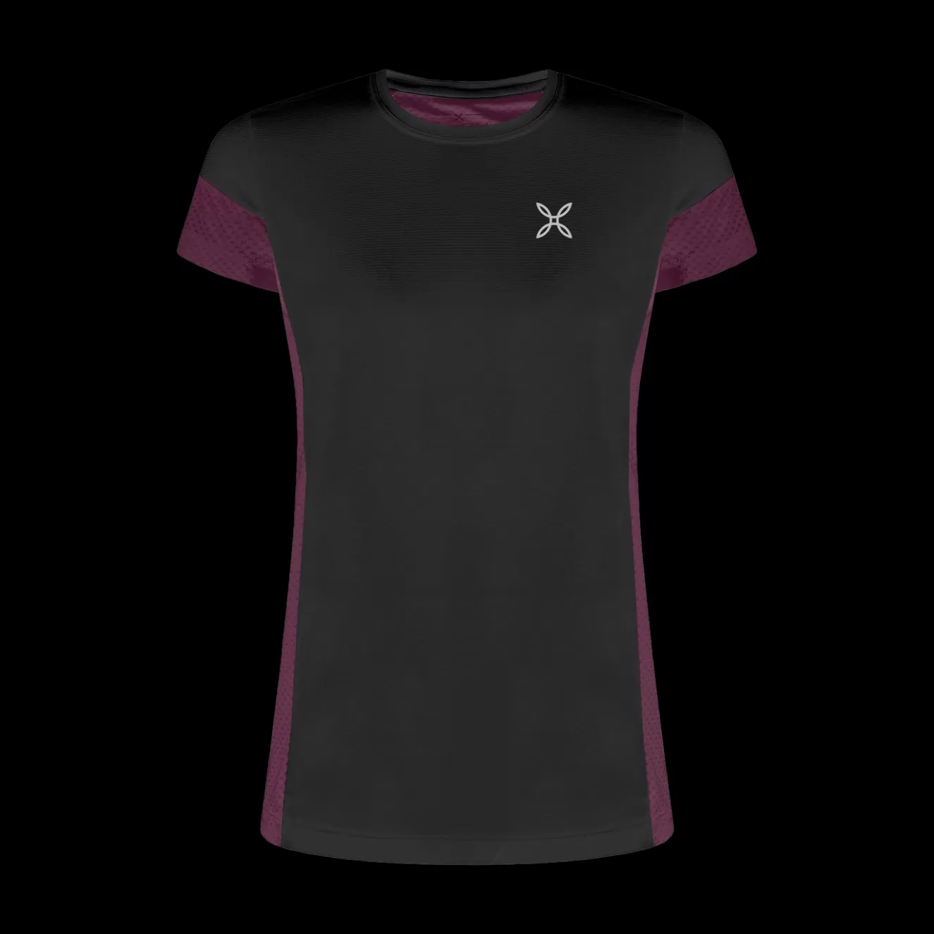 Montura Magliette E Camicie<DELTA MIX T-SHIRT WOMAN BLACK/VINACCIA