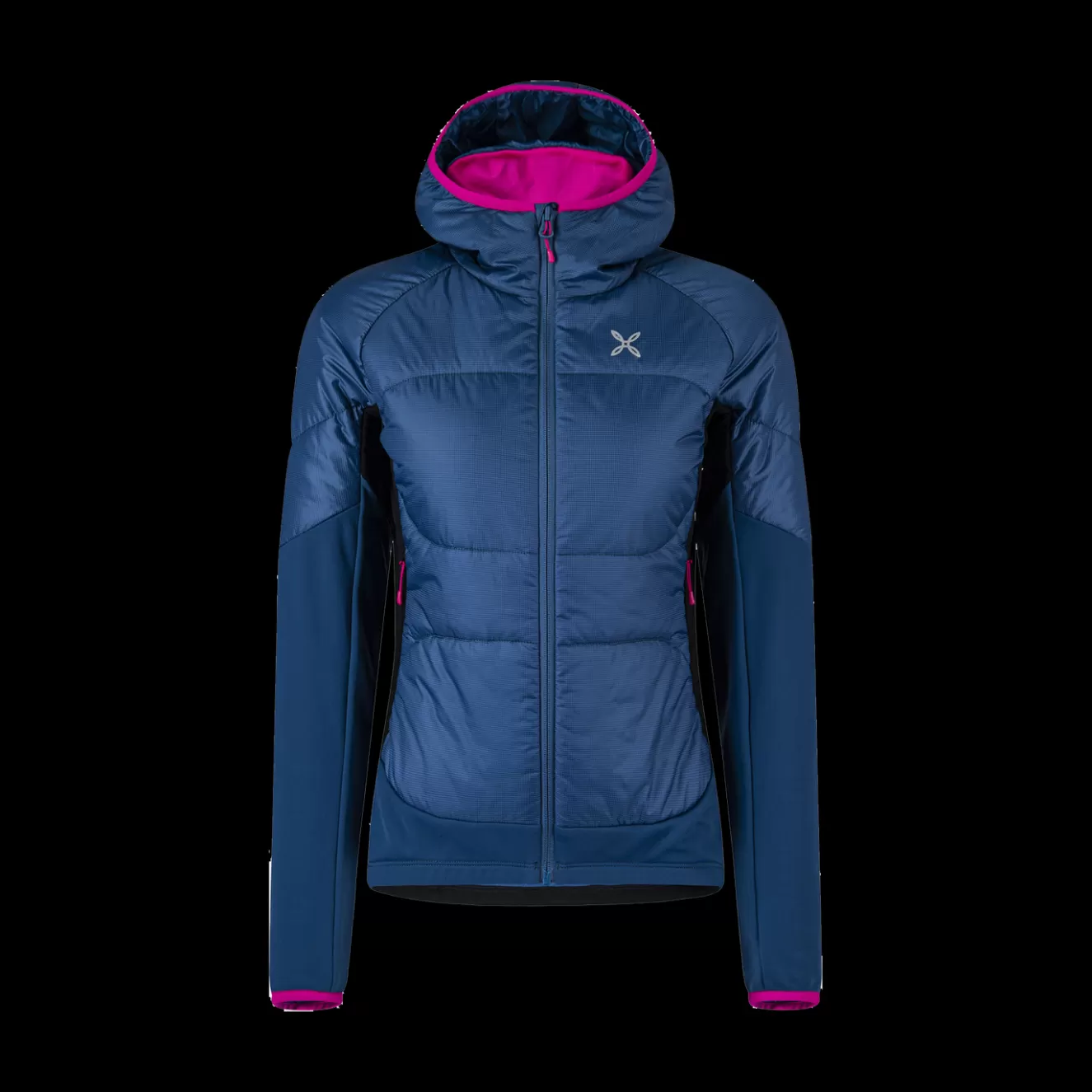 Montura Trekking E Hiking | Giacche Imbottite<ENIGMA HYBRID JACKET WOMAN DEEPBLUE/INTENSEVIOLET