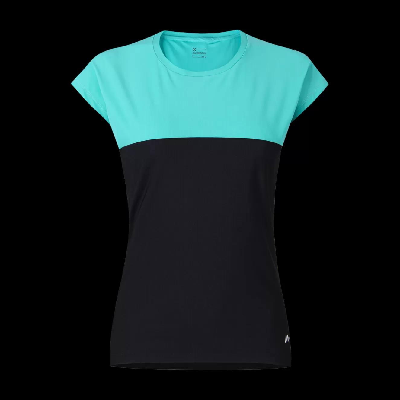 Montura Trail Running | Trail Running<FELICITY COLOR T-SHIRT WOMAN BLACK/CAREBLUE