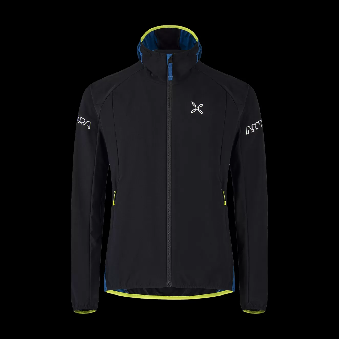 Montura Giacche E Gilet<FLASH SKY JACKET BLACK/DEEPBLUE