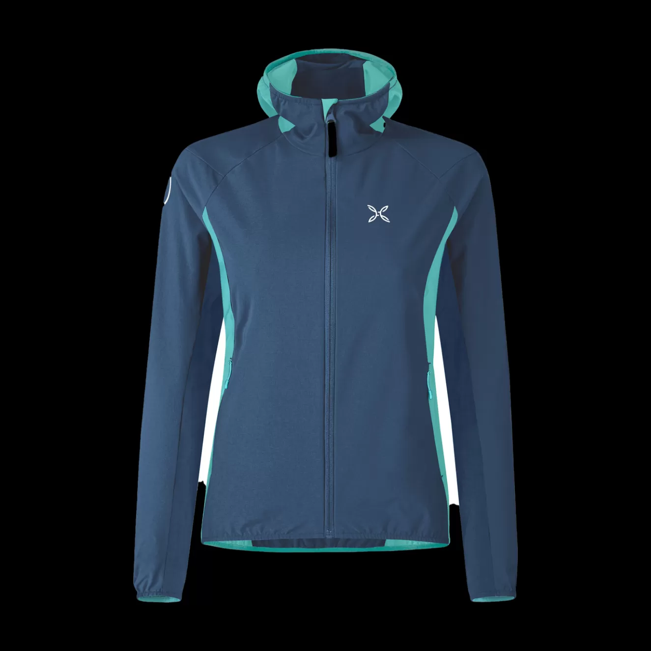 Montura Giacche E Gilet<FLASH SKY JACKET WOMAN DEEPBLUE/CAREBLUE