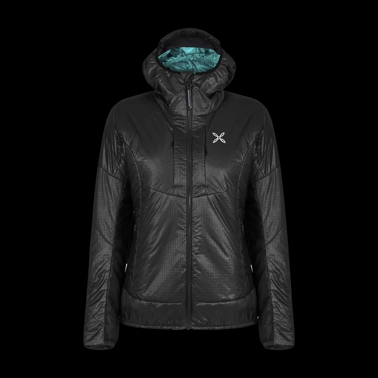 Montura Alpinismo | Giacche Imbottite<FORCE PRIMALOFT JACKET WOMAN BLACK/TURQUOISE