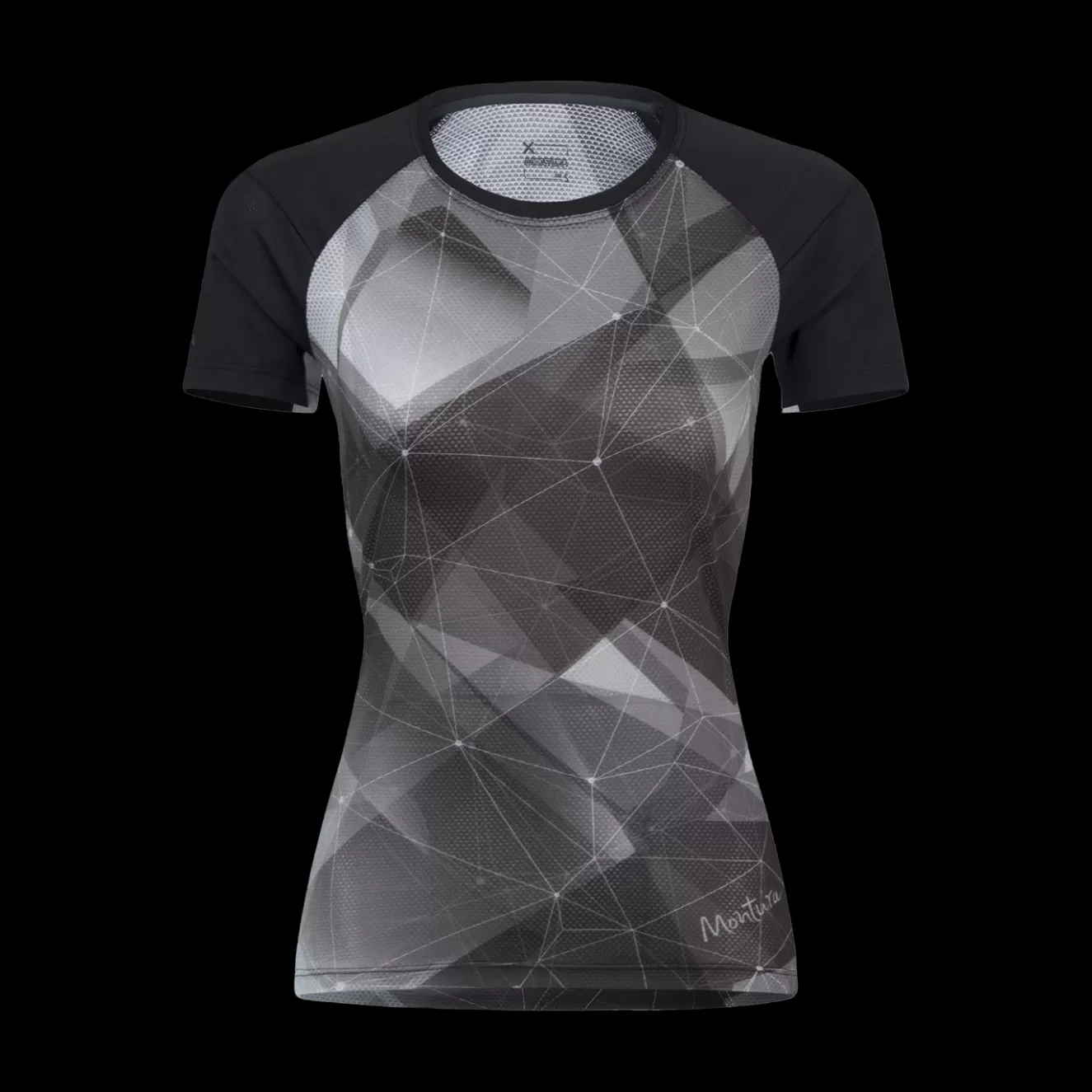 Montura Trail Running | Trail Running<GHOST T-SHIRT WOMAN BLACK/WHITE