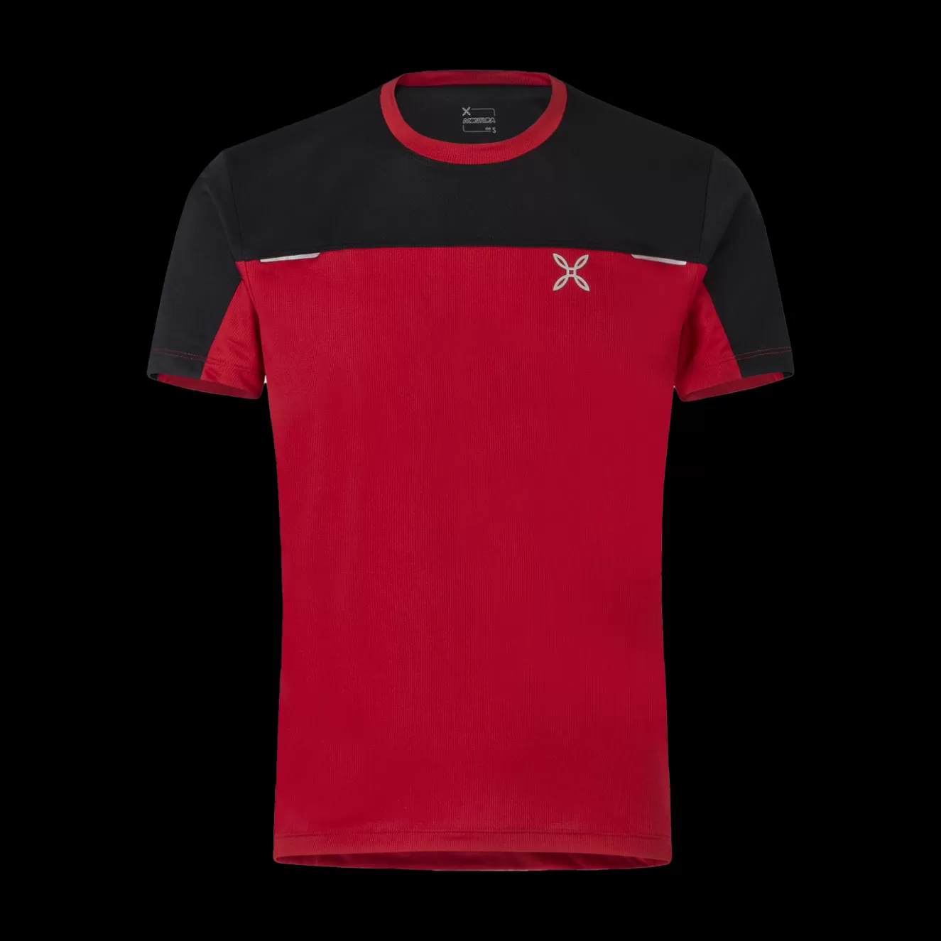 Montura Magliette E Camicie<HIGH T-SHIRT ROSSO/BLACK