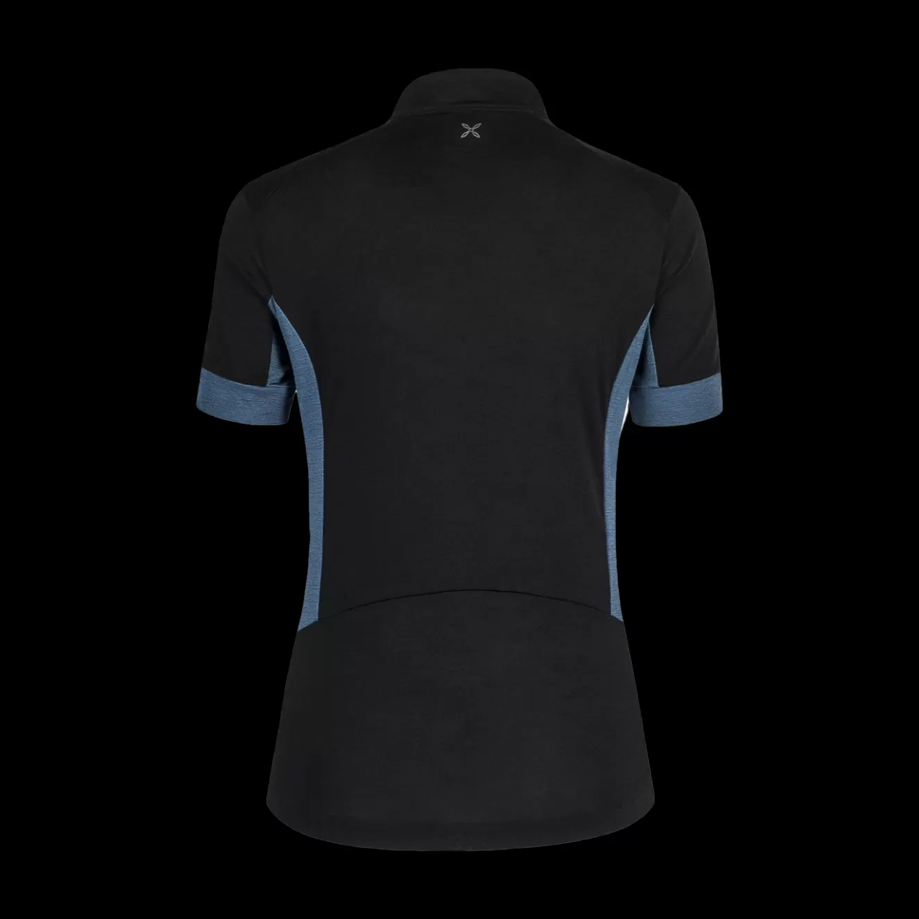 Montura Magliette E Camicie<MERINO TRENDY ZIP T-SHIRT WOM. NERO/BLUCENERE