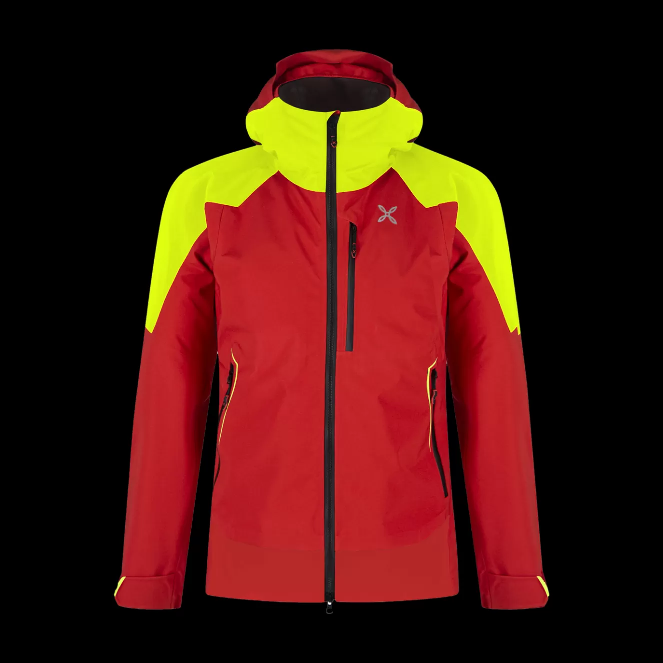 Montura Giacche E Gilet<MONTE 2 JACKET ROSSO/GIALLOFLUO