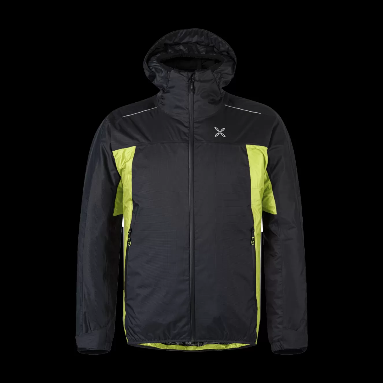 Montura Trekking E Hiking | Trekking E Hiking<NEVIS 2.0 JACKET BLACK/VERDELIME