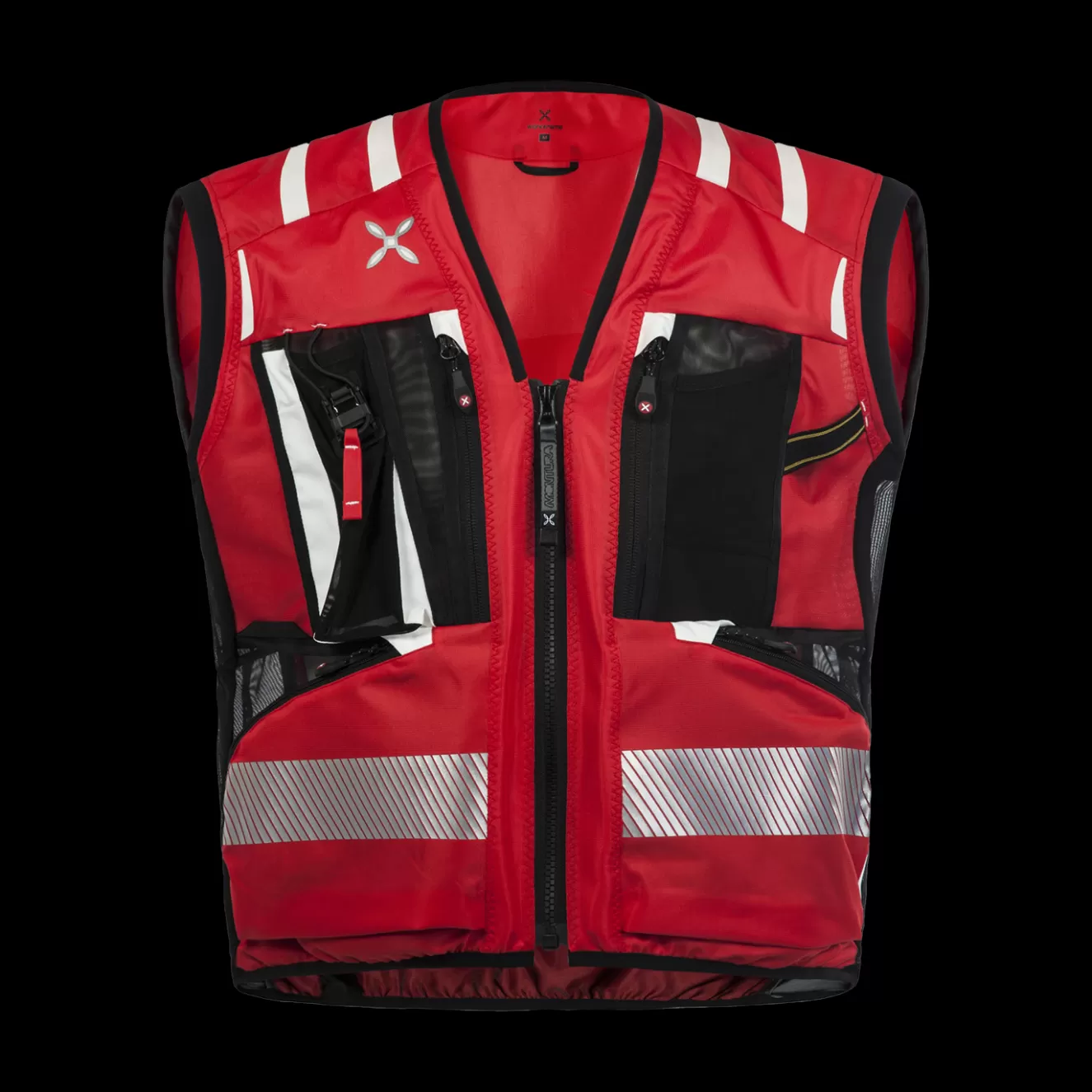 Montura Giacche E Gilet | Pantaloni<OPERATOR BASIC VEST ROSSO/WHITE