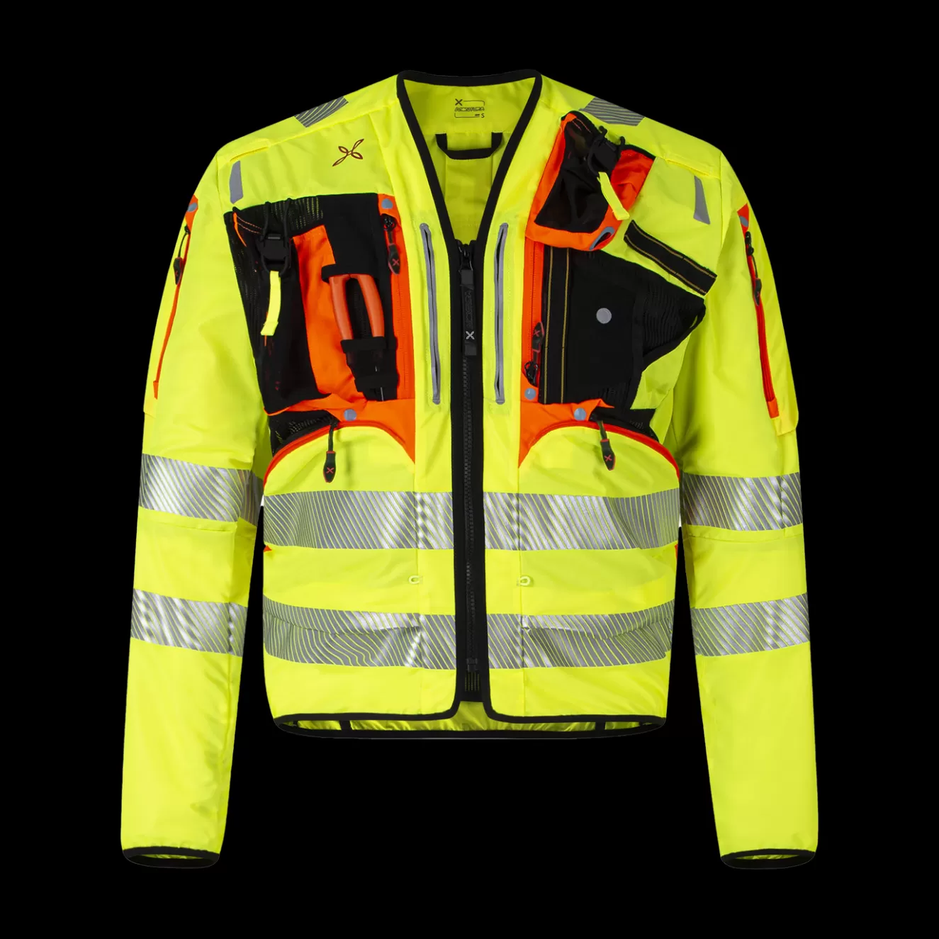 Montura Pantaloni | Giacche E Gilet<OPERATOR CE 2.0 JACKET GIALLOFLUO/ARANCIOFLUO