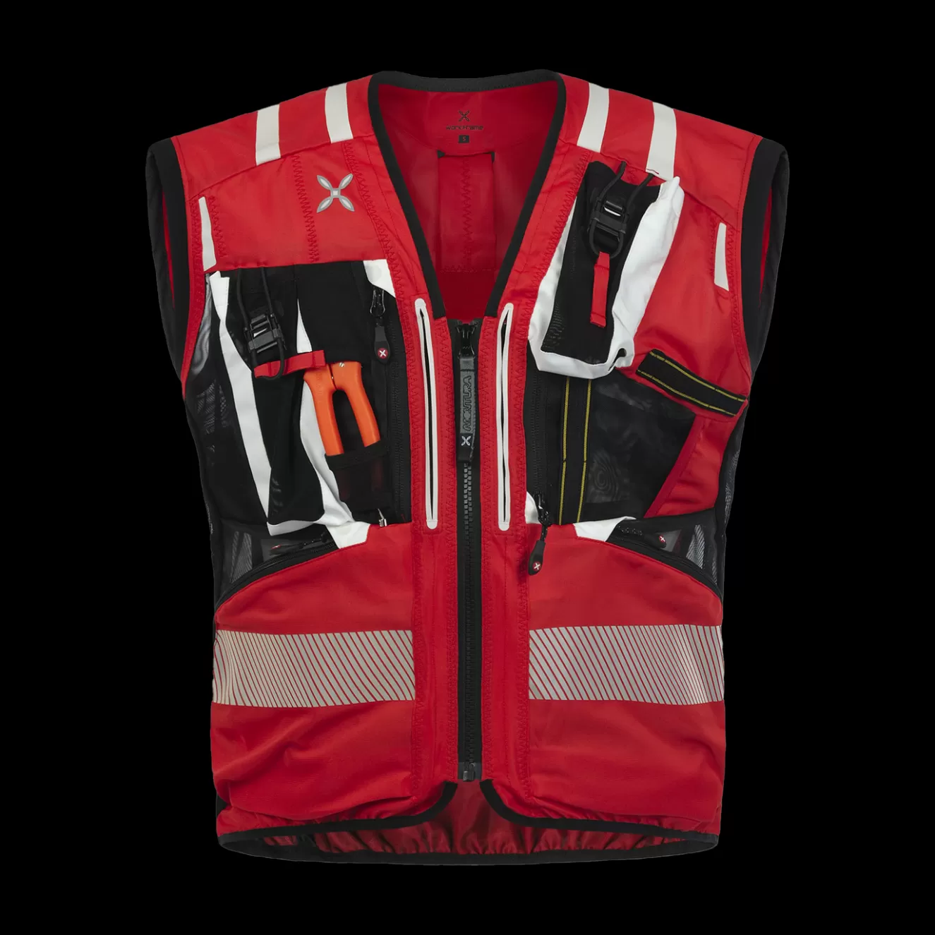 Montura Pantaloni | Giacche E Gilet<OPERATOR EVO VEST ROSSO/WHITE