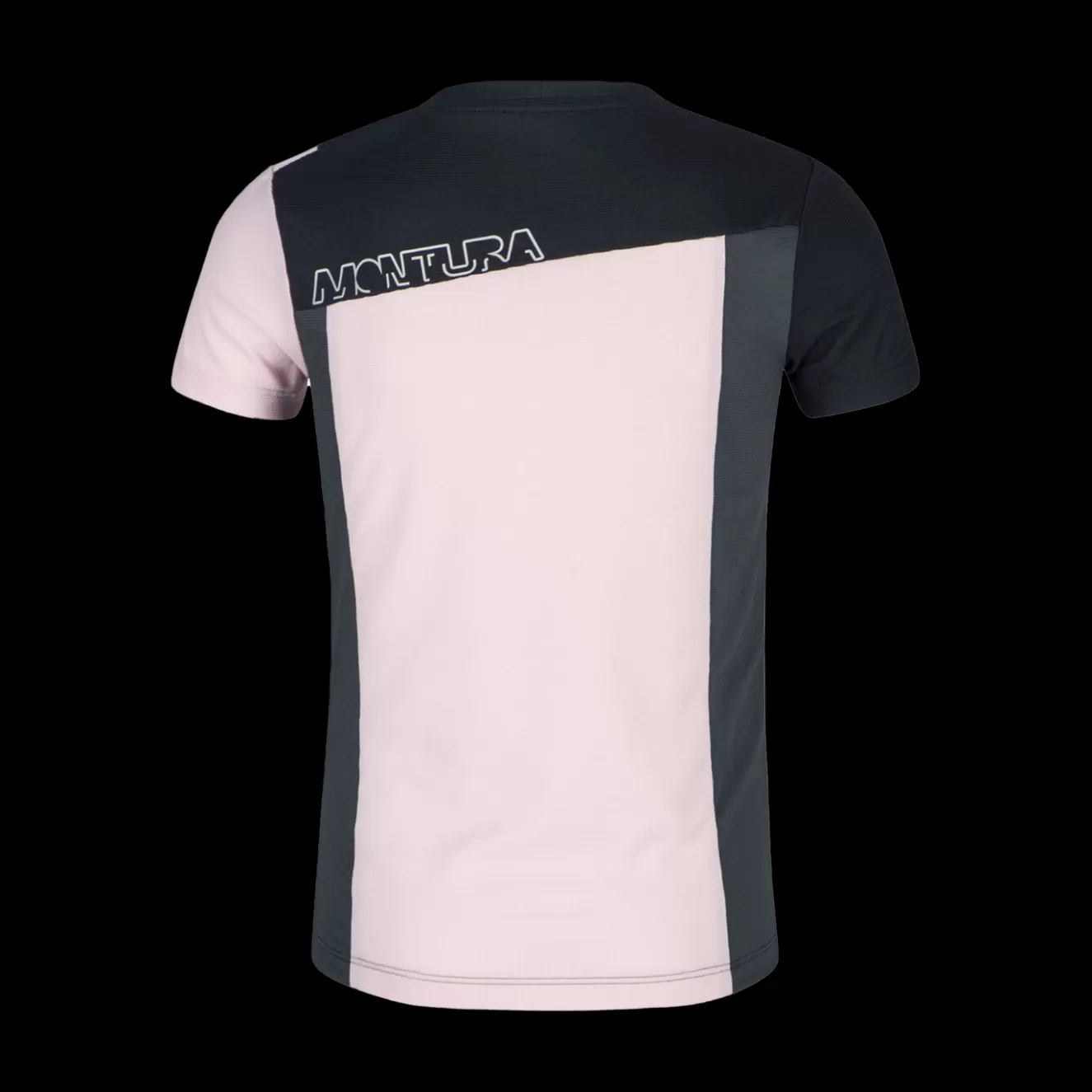 Montura Pile E Magliette<OUTDOOR COLOR BLOCK TSHIRT KID DEEPBLUE/MANDARINO