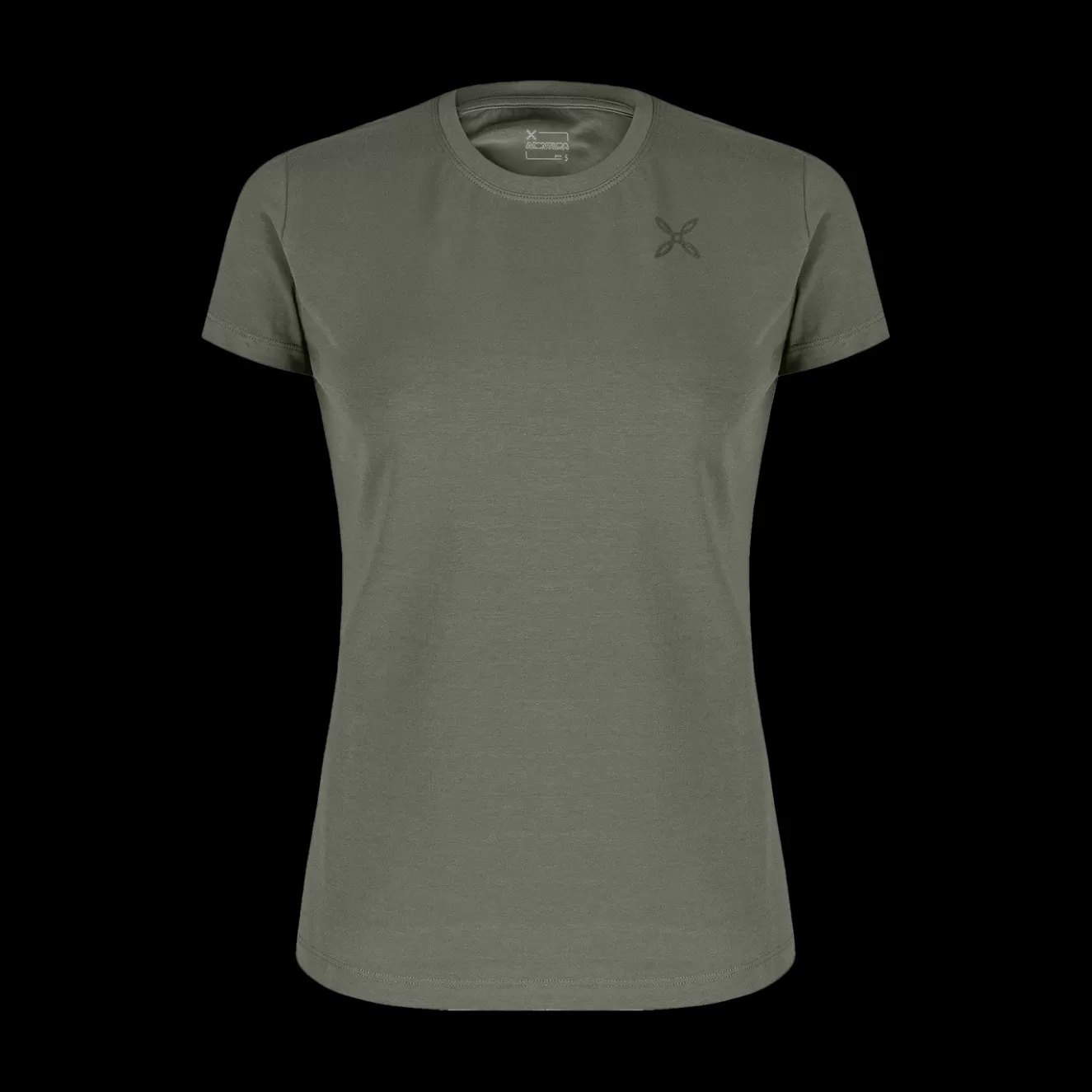 Montura Magliette E Camicie<PENCIL LOGO T-SHIRT WOMAN VERDESALVIA