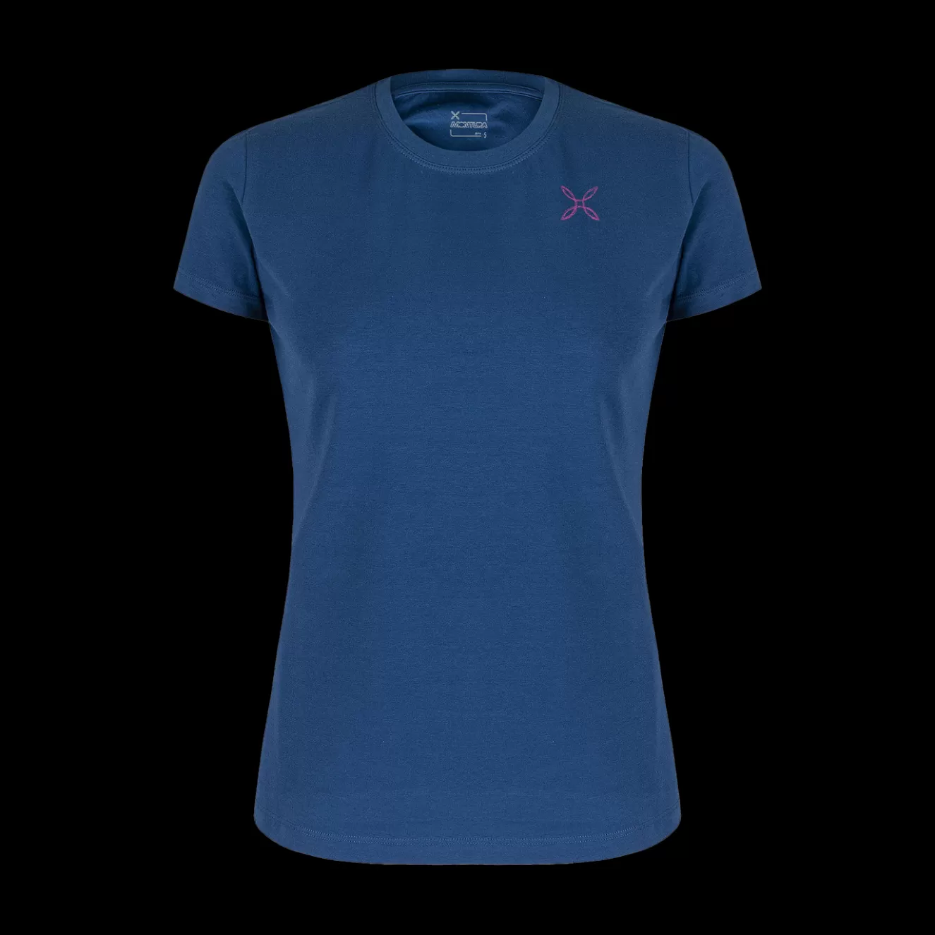 Montura Magliette E Camicie<PENCIL LOGO T-SHIRT WOMAN DEEPBLUE/INTENSEVIOLET