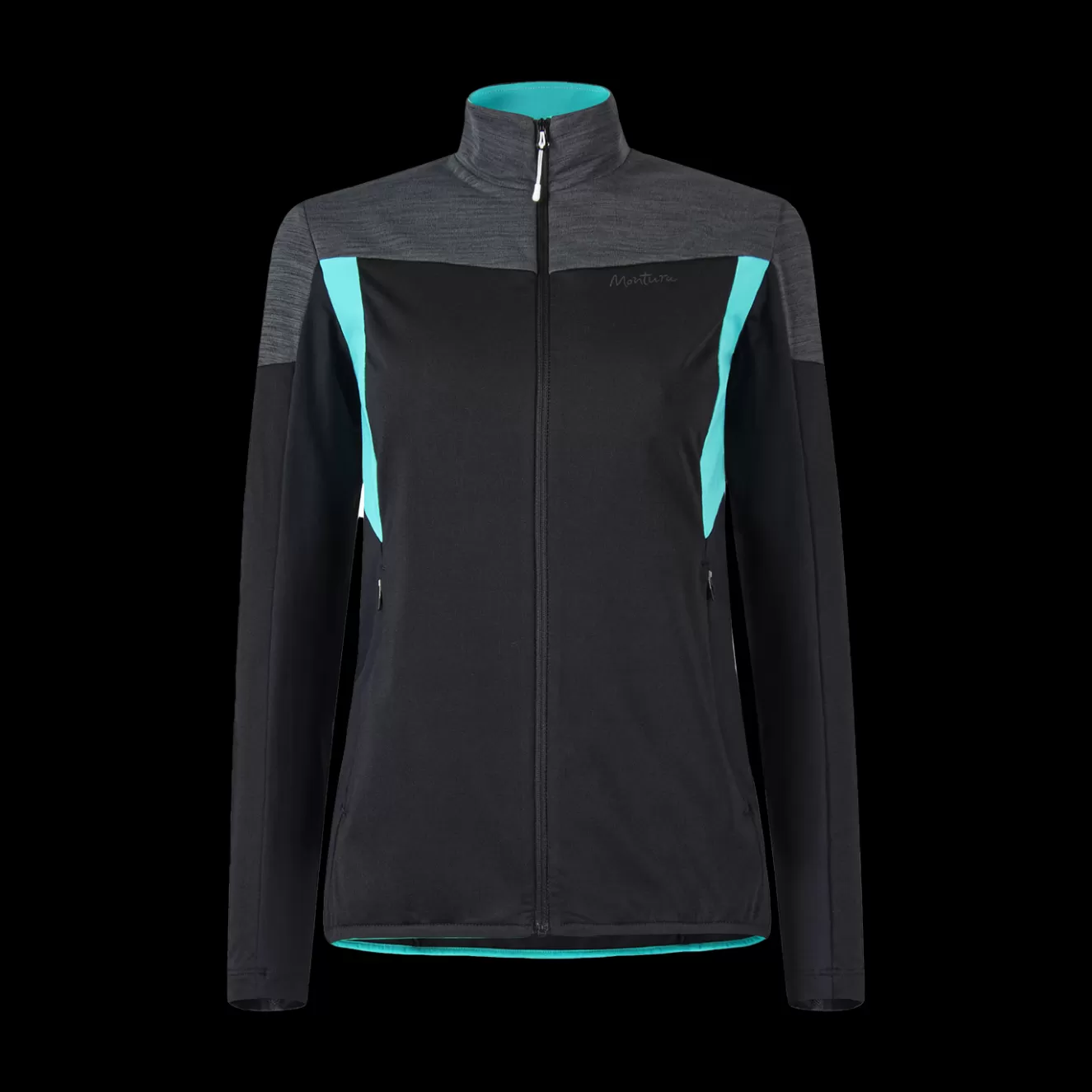 Montura Trail Running | Trail Running<PHOENIX MAGLIA WOMAN BLACK/CAREBLUE