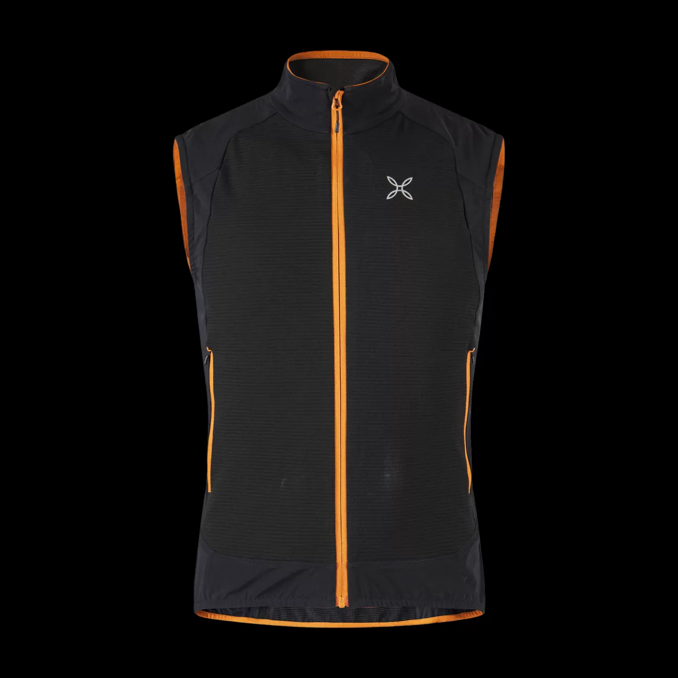 Montura Trekking E Hiking | Trekking E Hiking<PREMIUM WIND VEST NERO/MANDARINO