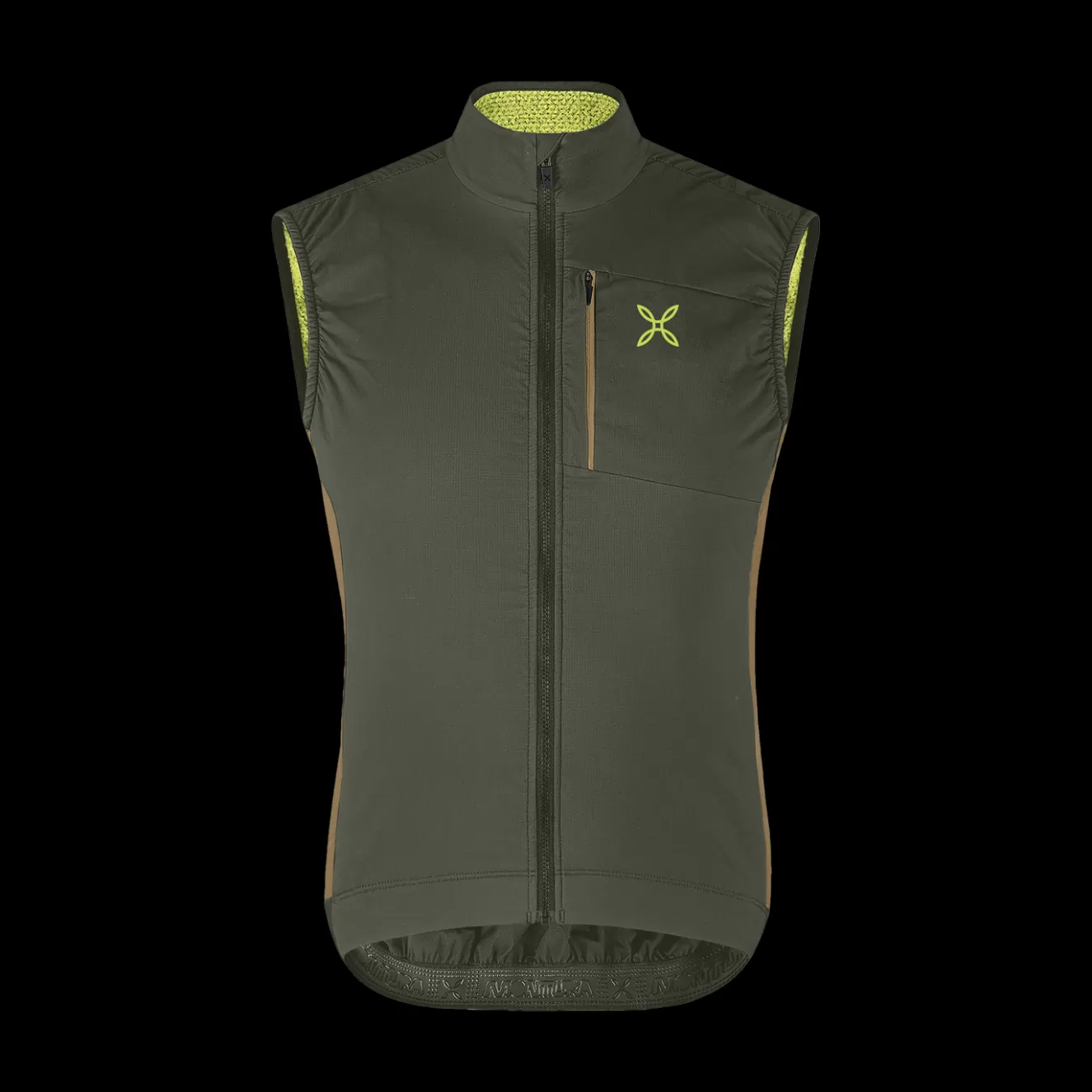 Montura Cycling | Giacche E Gilet<RANDO CYCLING ALPHA VEST VERDESALVIA/CAMEL