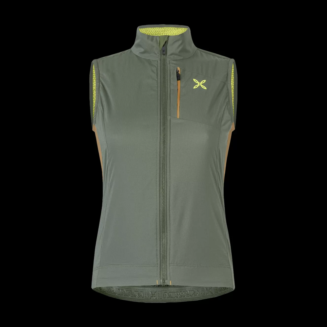 Montura Cycling | Giacche E Gilet<RANDO CYCLING ALPHA VEST WOMAN VERDESALVIA/CAMEL