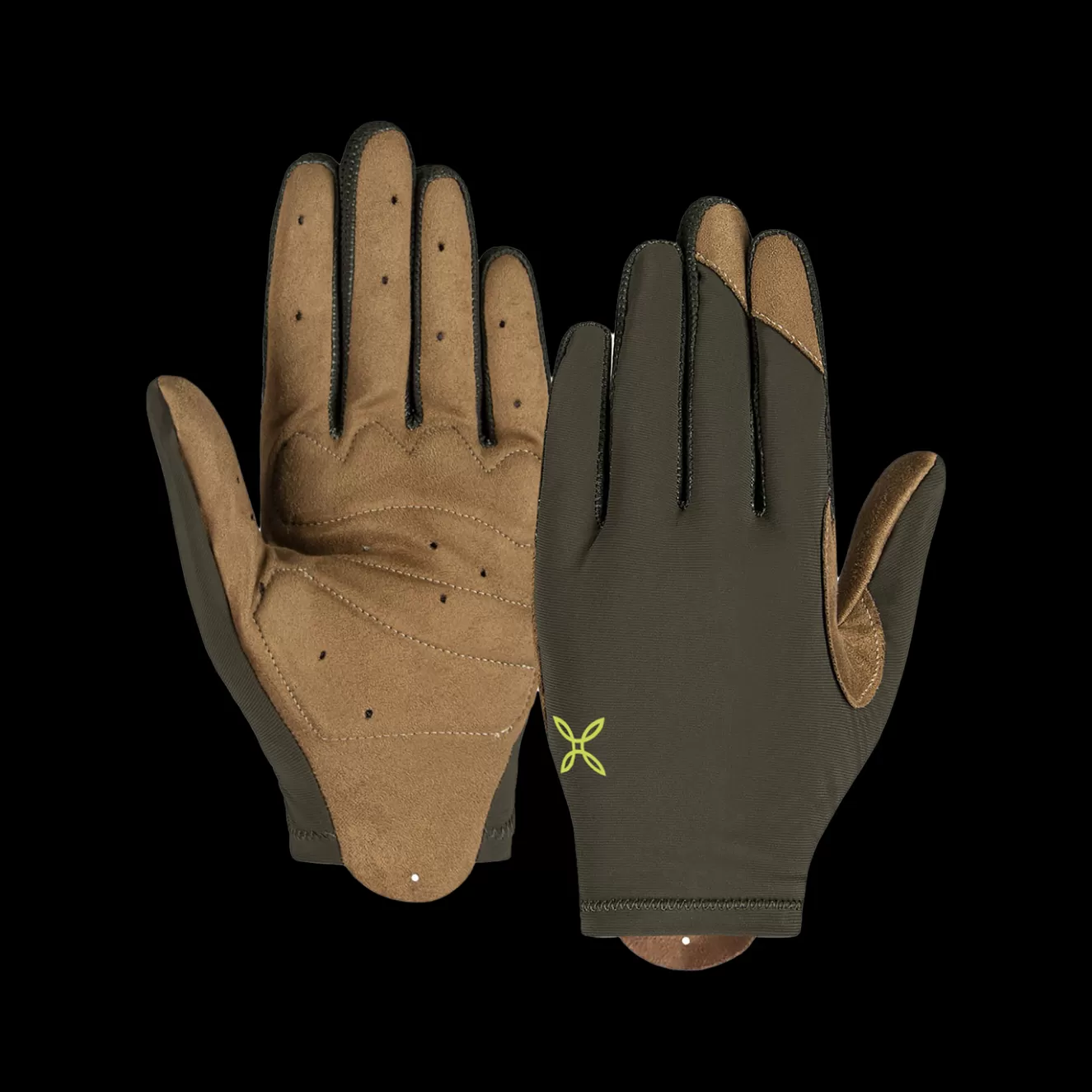 Montura Cycling | Guanti E Calze<RANDO CYCLING FULLFINGER GLOVE VERDESALVIA/CAMEL