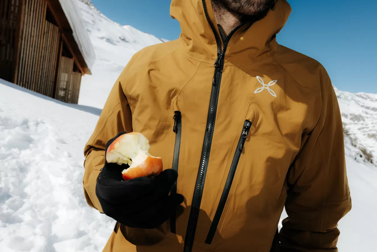 Montura Scialpinismo | Alpinismo<REACTIVE JACKET QUIETGREY/ORANGE