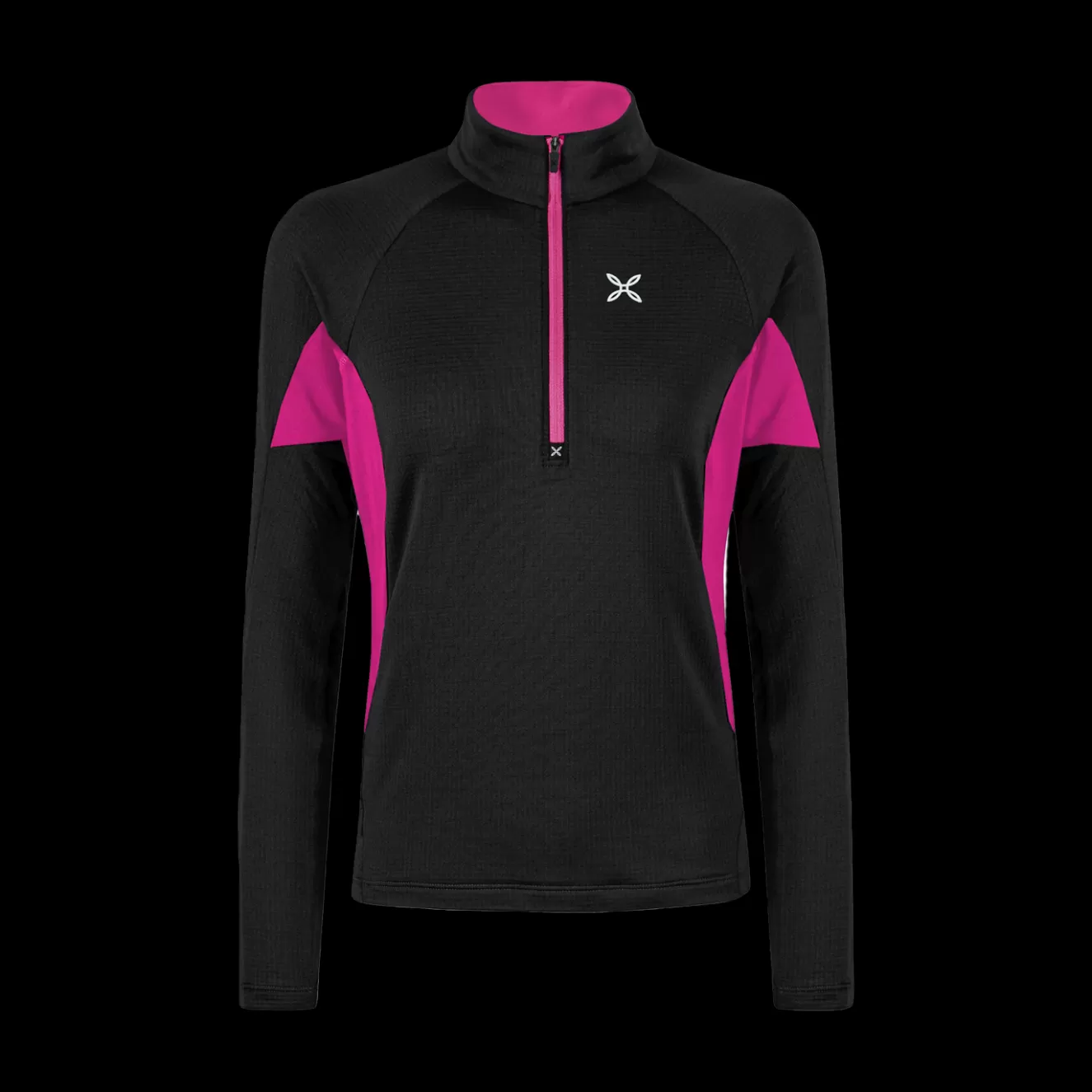 Montura Trail Running | Trail Running<RUN SOFT 2 ZIP MAGLIA WOMAN BLACK/INTENSEVIOLET