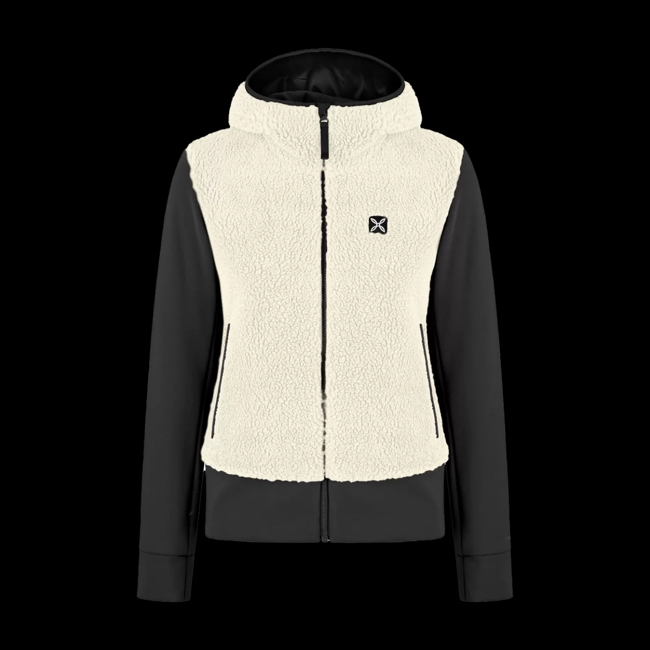 Montura Giacche E Gilet<SHERPA MIX JACKET WOMAN PANNA