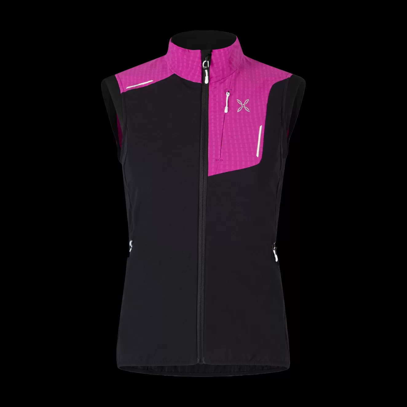 Montura Giacche E Gilet<SKI STYLE VEST WOMAN BLACK/INTENSEVIOLET