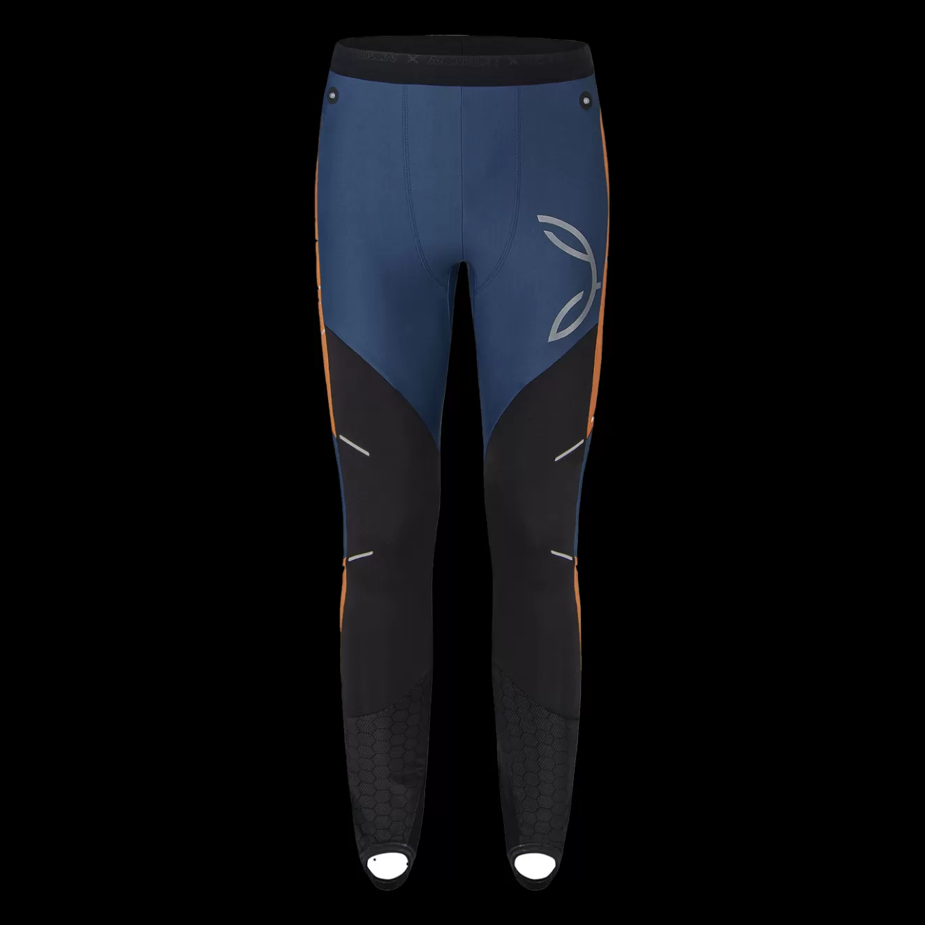 Montura Pantaloni<SLICK PANTS DEEPBLUE/MANDARINO