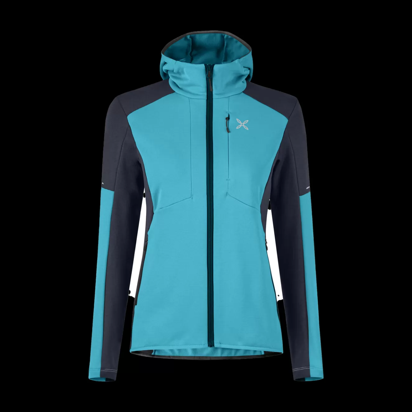 Montura Scialpinismo | Trekking E Hiking<SMOOTH MAGLIA WOMAN TURQUOISE/GRAPHITEBLUE