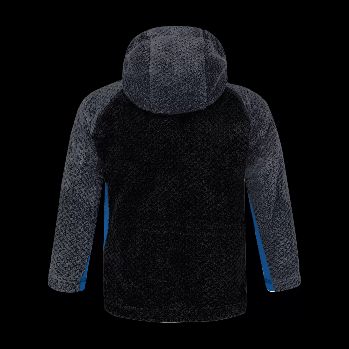 Montura Giacche E Gilet<SOFT PILE COLOR HOODY JKT BABY NERO/CELESTE