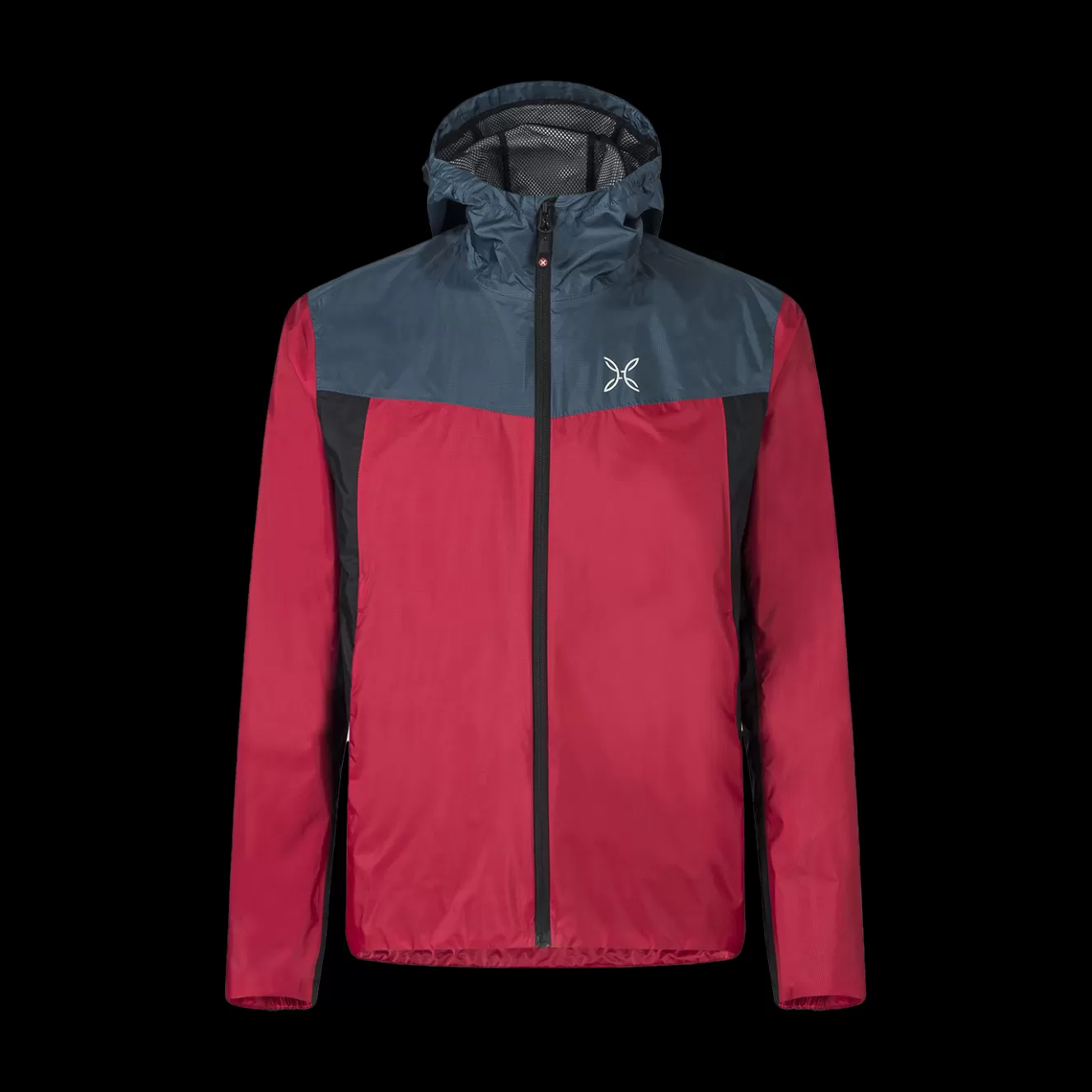 Montura Giacche E Gilet<SOLUTION JACKET ROSSO/BLUCENERE