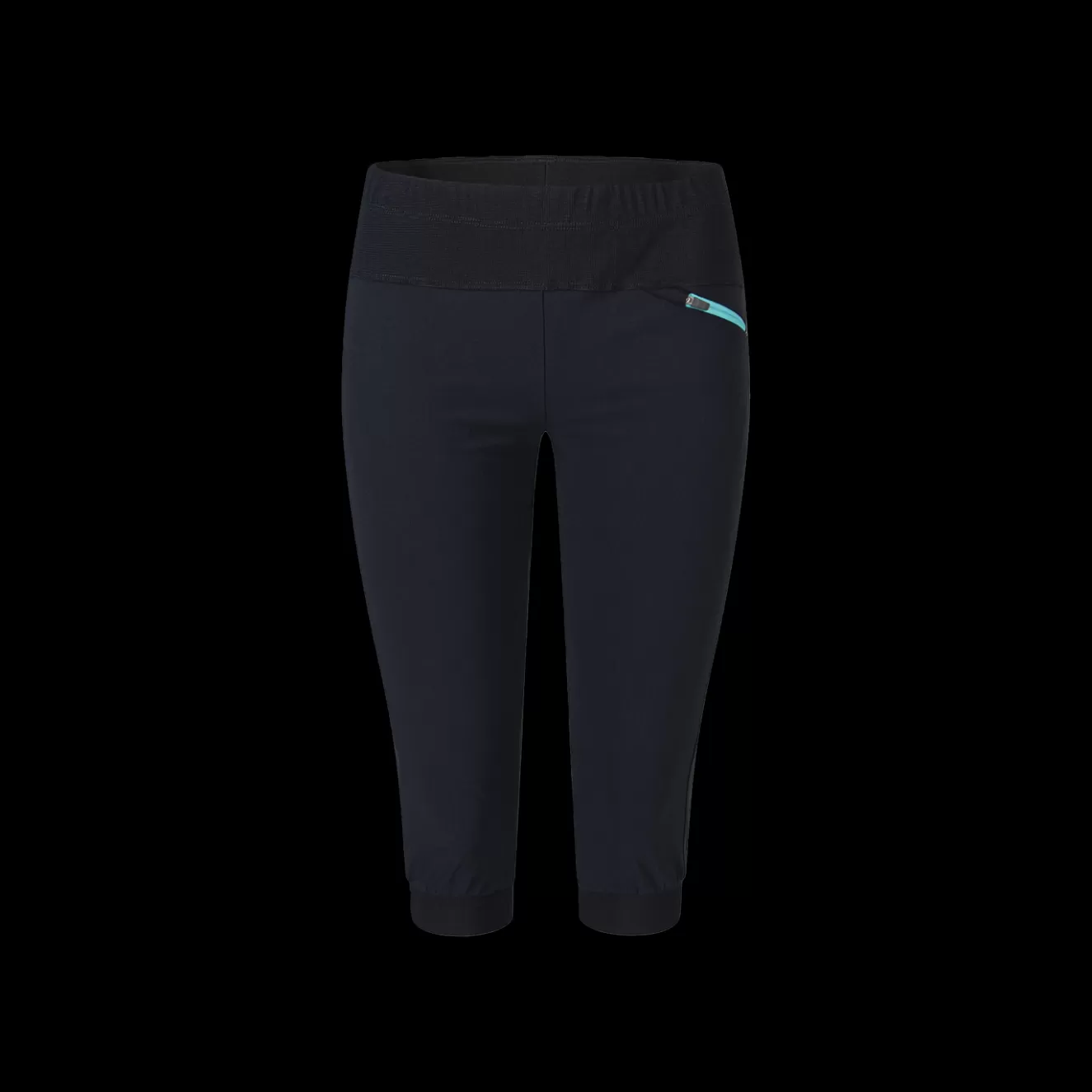 Montura Trail Running | Trail Running<SOUND 3/4 PANTS WOMAN BLACK/CAREBLUE