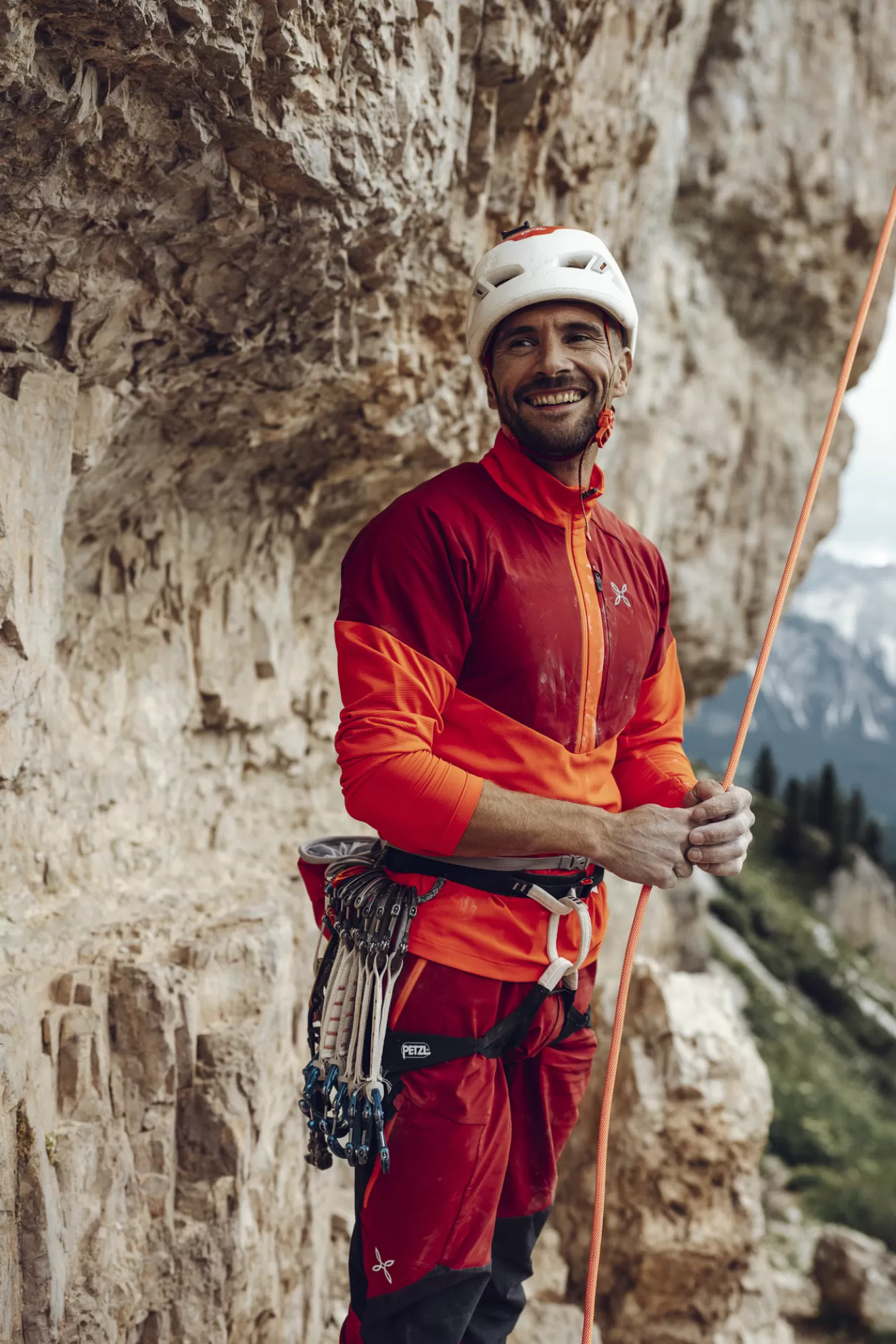 Montura Arrampicata | Giacche E Gilet<SPITZE HYBRID JACKET ARANCIOBRILLANTE/TOBACCO