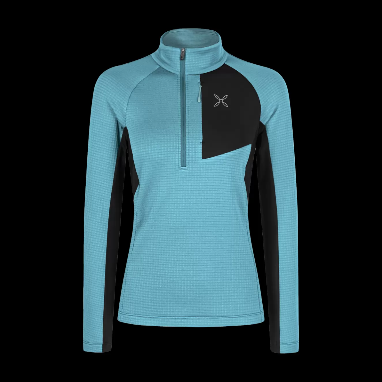 Montura Scialpinismo | Alpinismo<STRETCH COLOR 3 ZIP MAGLIA W. MARINE