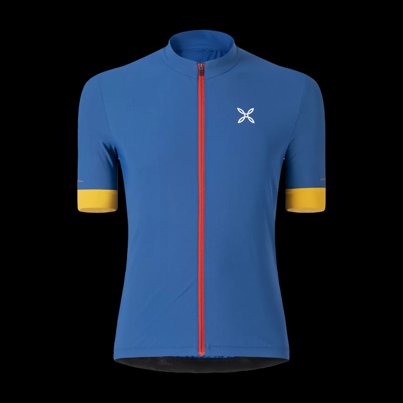 Montura Cycling | Magliette E Camicie<TERRA FULL ZIP T-SHIRT DEEPBLUE/WARMGOLD