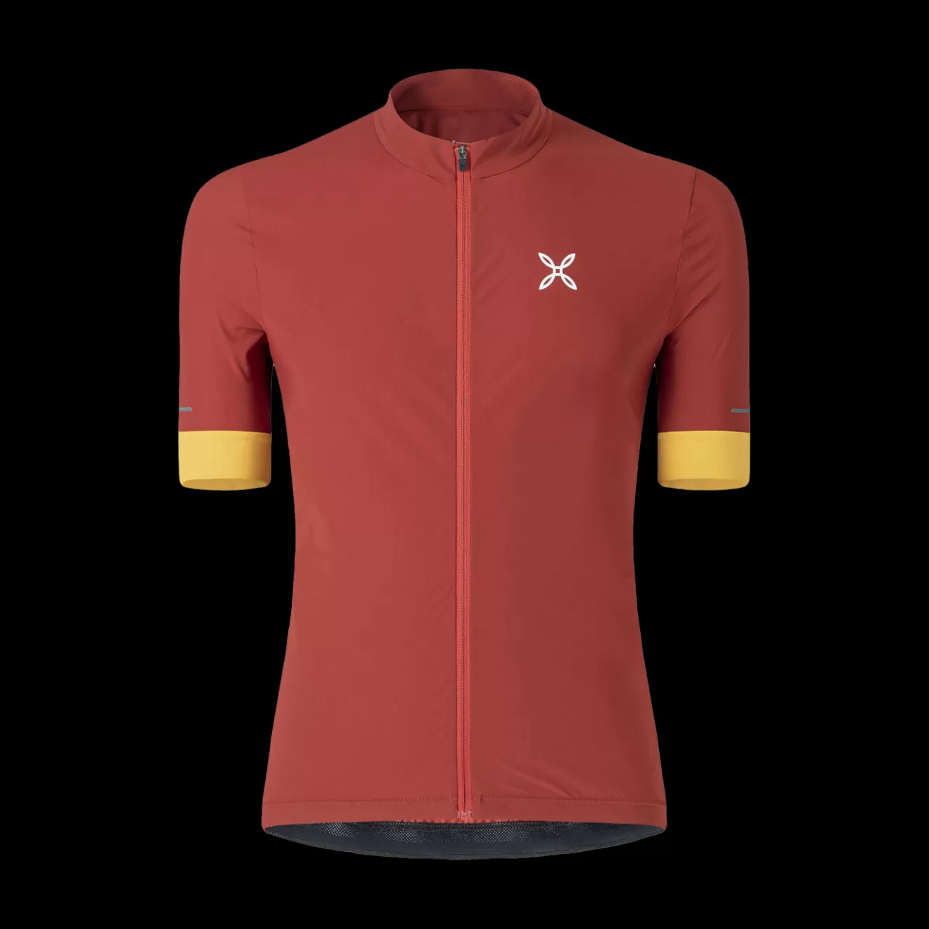 Montura Cycling | Magliette E Camicie<TERRA FULL ZIP T-SHIRT TOBACCO/MUSTARD