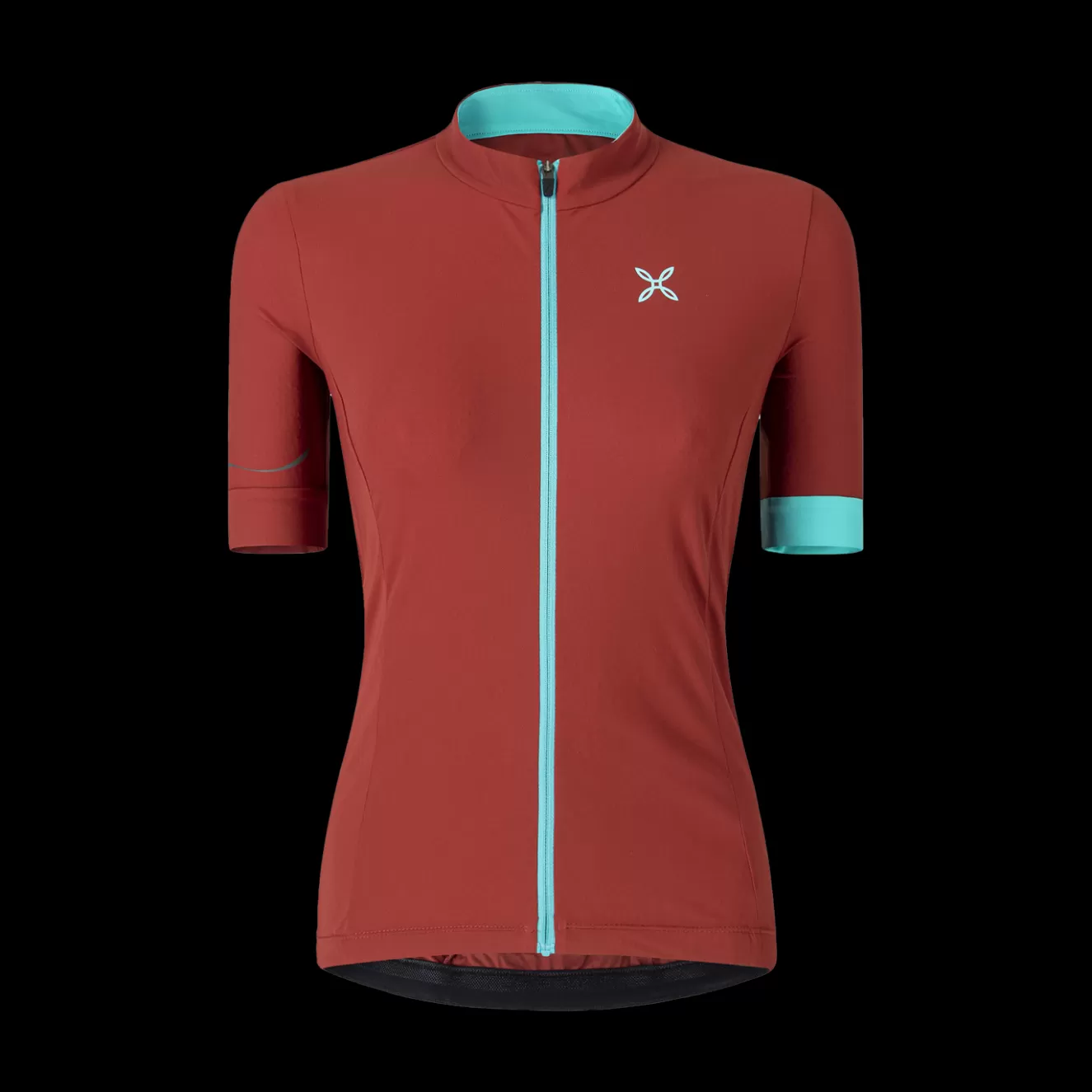 Montura Cycling | Magliette E Camicie<TERRA FULL ZIP T-SHIRT WOMAN TOBACCO/CAREBLUE