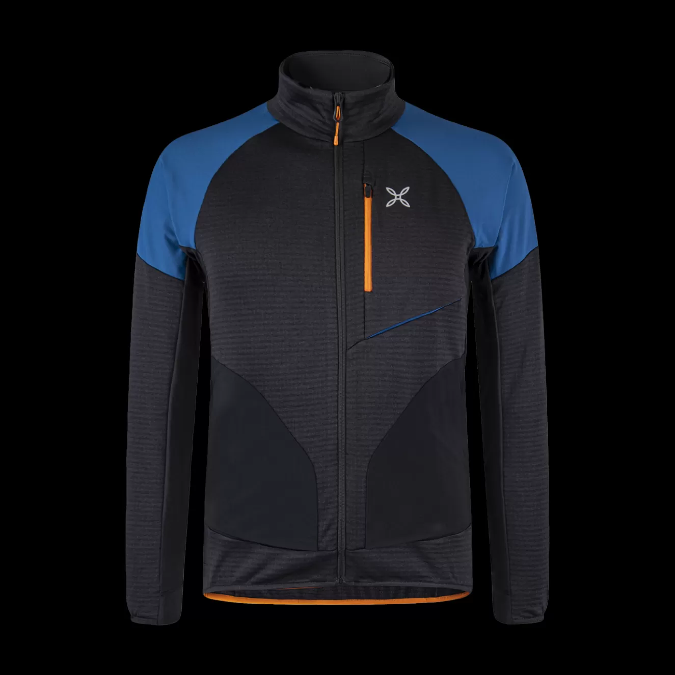 Montura Scialpinismo | Trekking E Hiking<THERMAL GRID 2 MAGLIA BLACK/DEEPBLUE