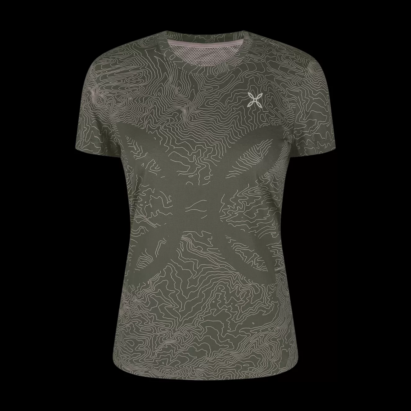 Montura Trail Running | Trail Running<TOPOGRAPHIC SUBLIME T-SHIRT W. VERDESALVIA/LIGHTROSE