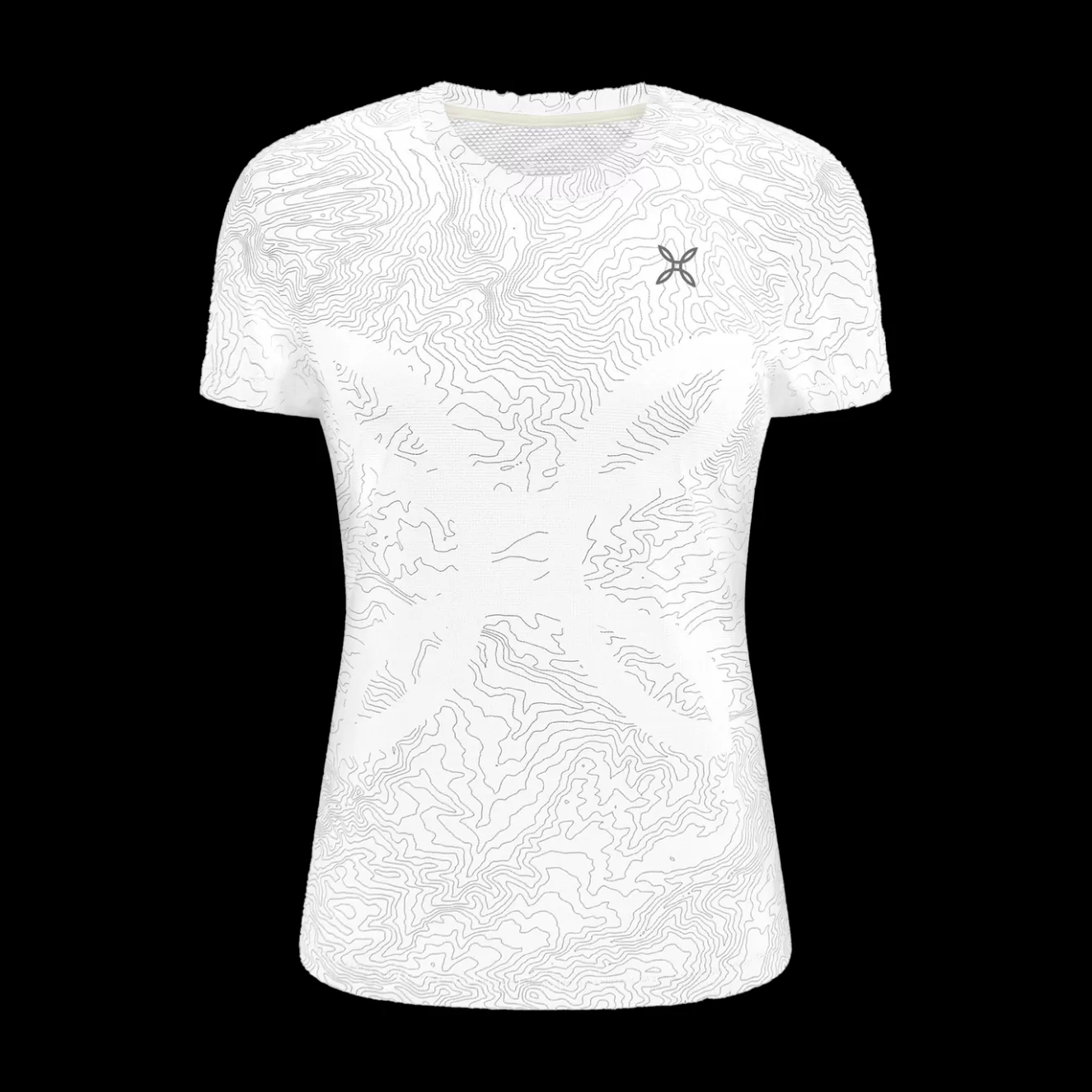 Montura Trail Running | Trail Running<TOPOGRAPHIC SUBLIME T-SHIRT W. BIANCO/PIOMBO