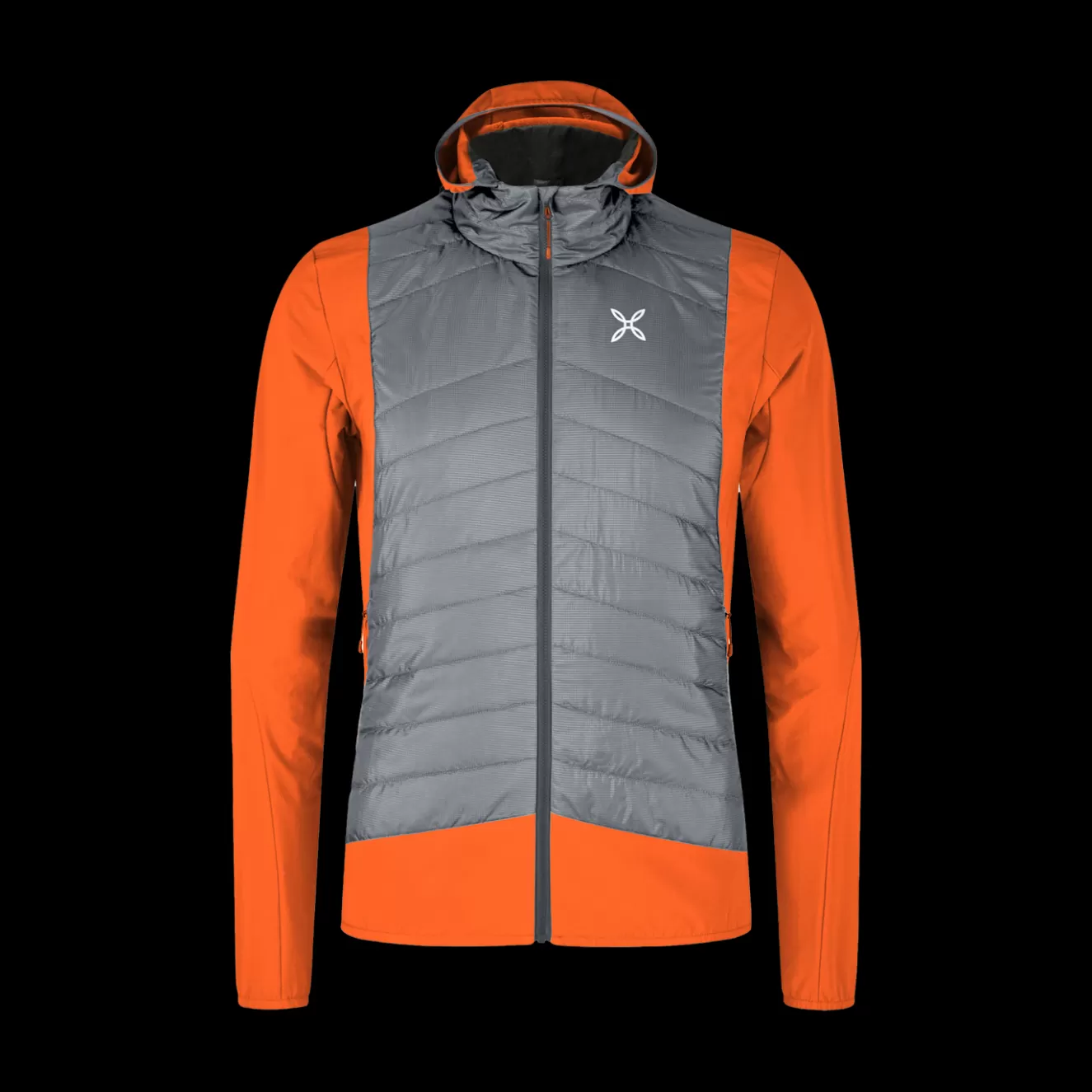 Montura Scialpinismo | Giacche E Gilet<TRACE HYBRID JACKET ORANGE/MIDGREY