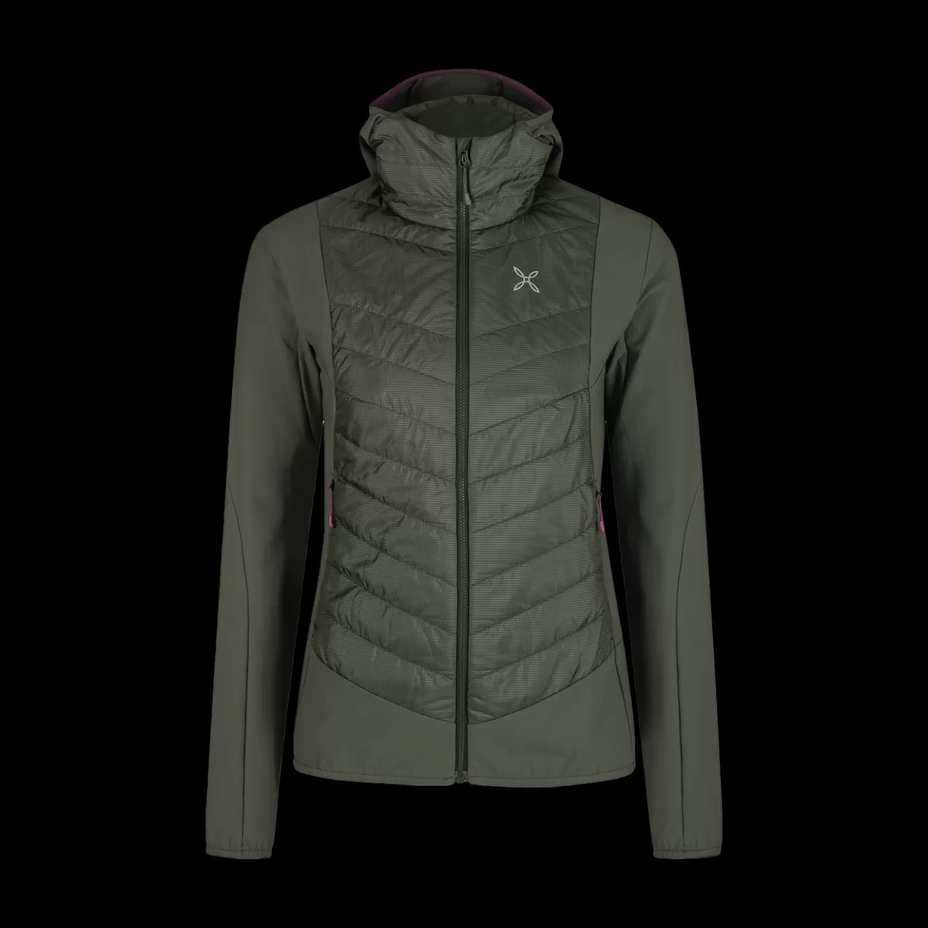 Montura Scialpinismo | Giacche E Gilet<TRACE HYBRID JACKET WOMAN VERDESALVIA/VINACCIA