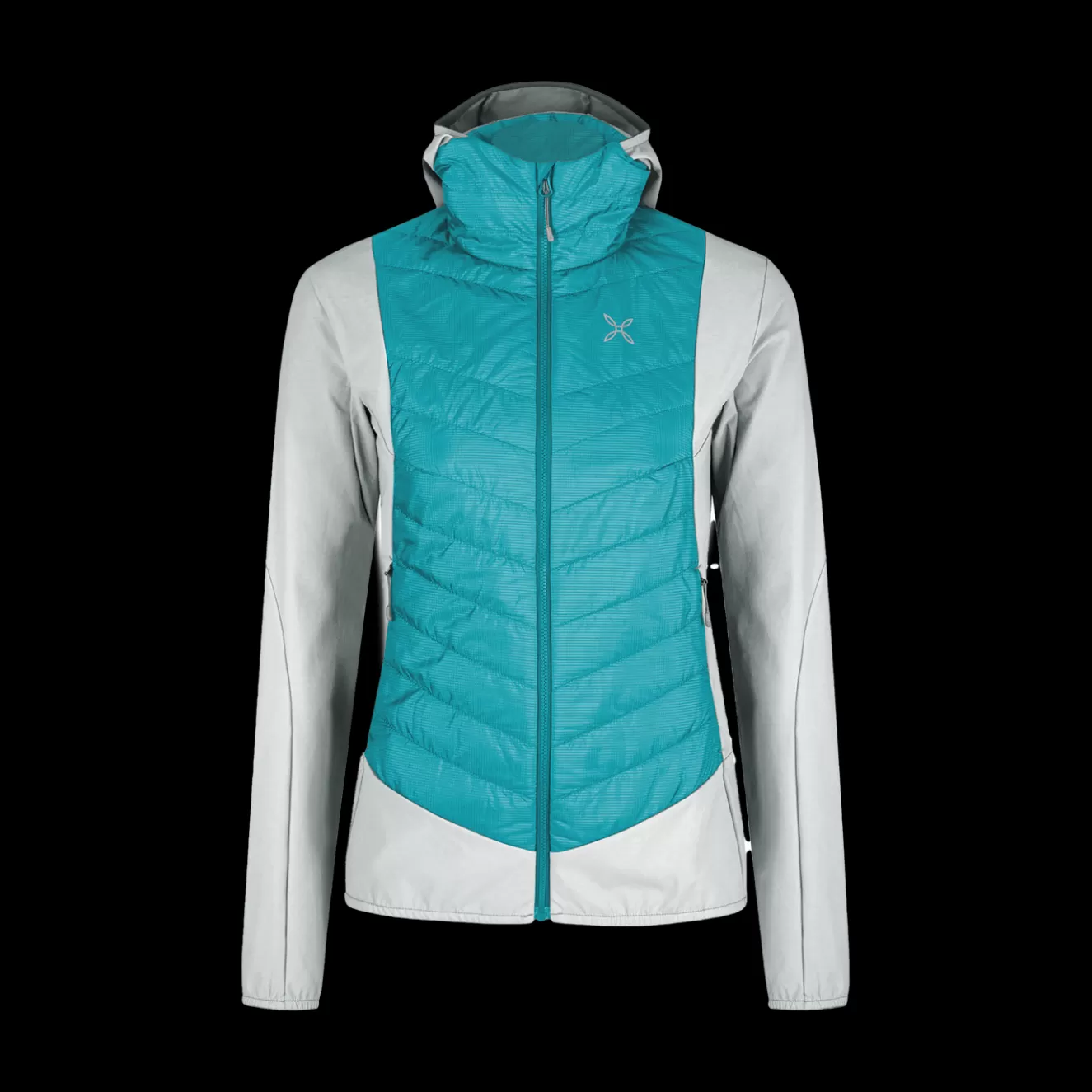 Montura Scialpinismo | Giacche E Gilet<TRACE HYBRID JACKET WOMAN QUIETGREY/TURQUOISE