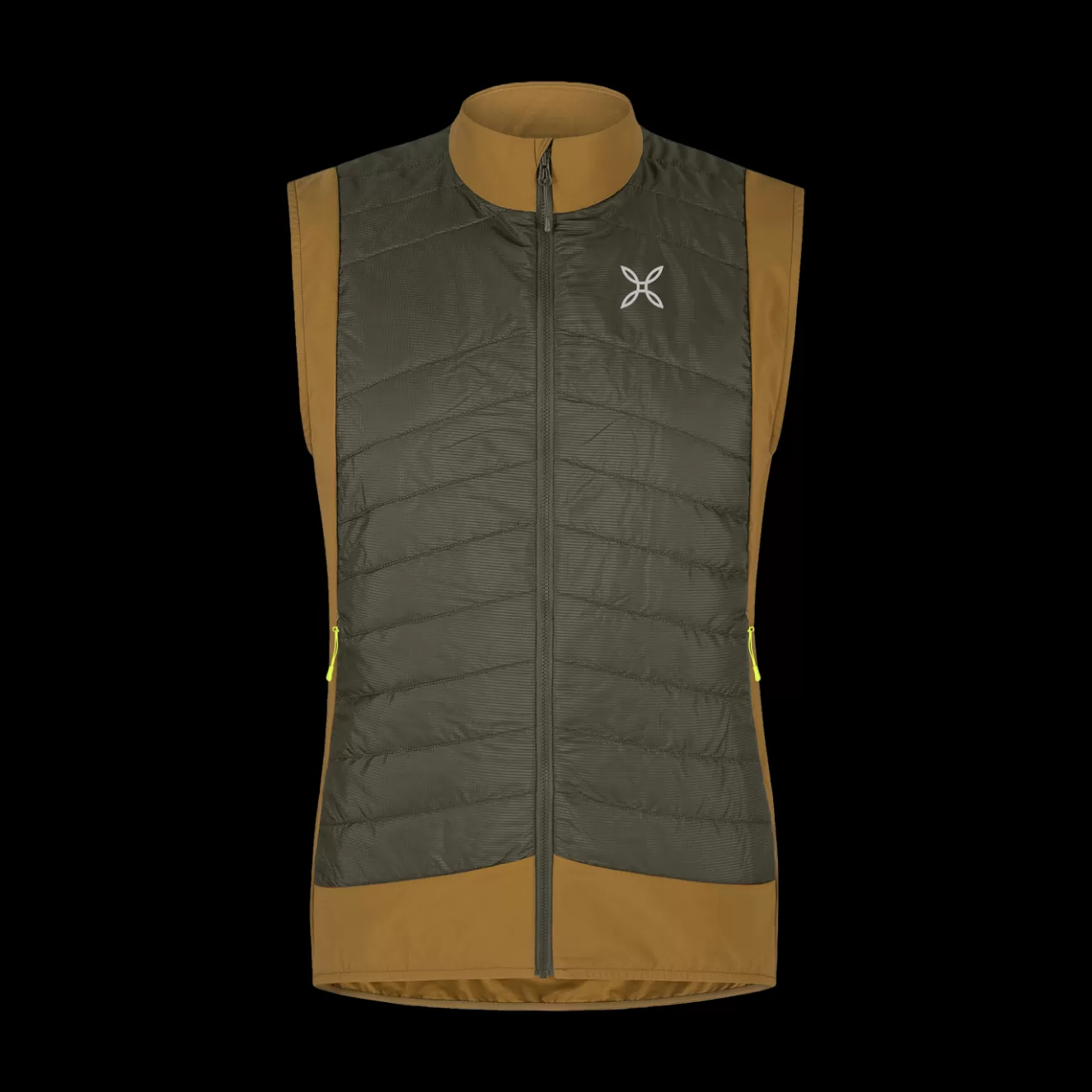 Montura Scialpinismo | Giacche E Gilet<TRACE HYBRID VEST BRONZEBROWN/VERDESALVIA