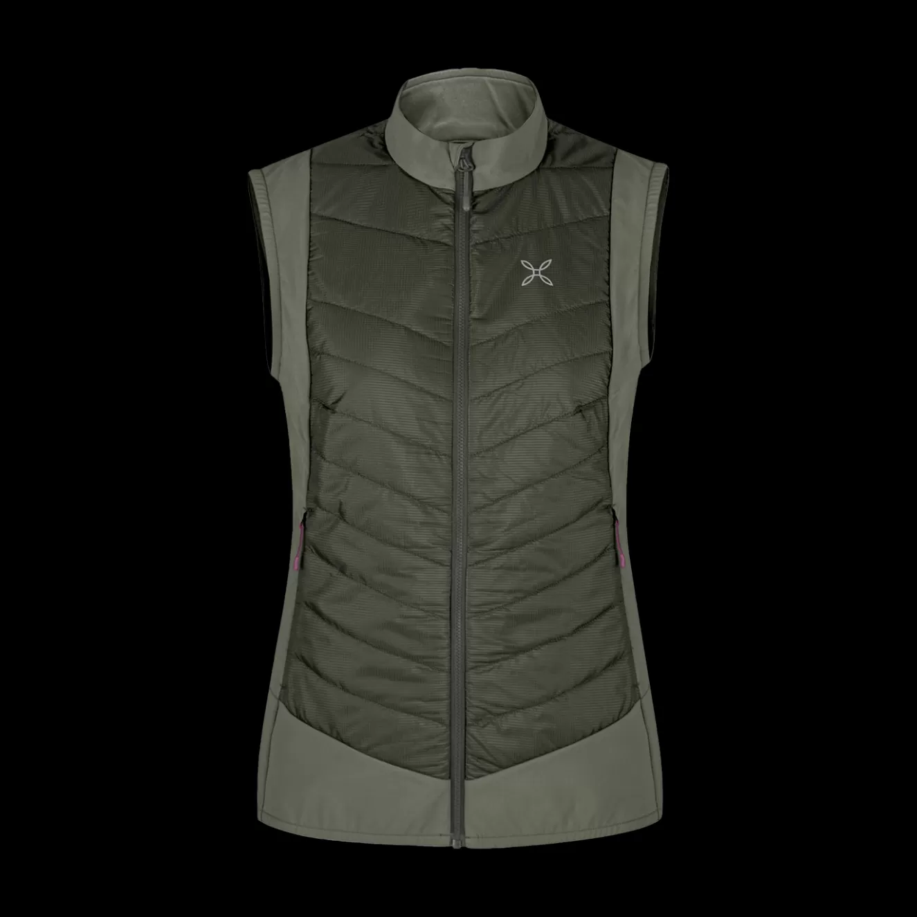 Montura Scialpinismo | Giacche E Gilet<TRACE HYBRID VEST WOMAN VERDESALVIA/VINACCIA