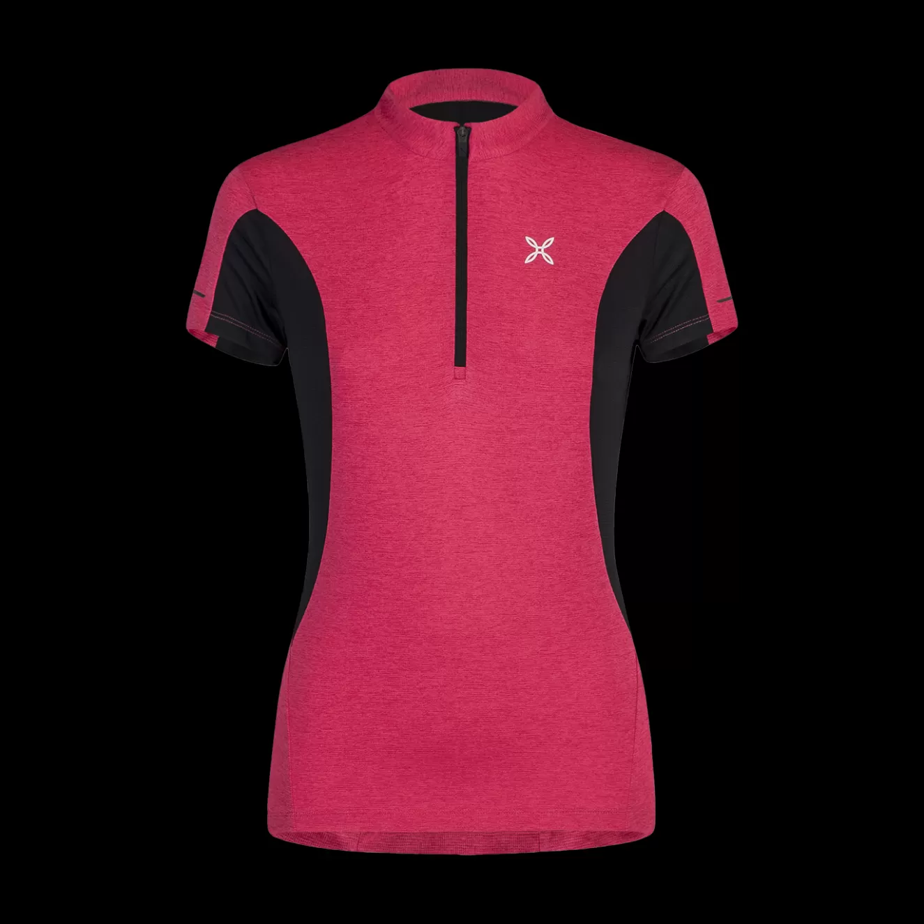 Montura Magliette E Camicie<TRACK ZIP T-SHIRT WOMAN ROSASUGAR