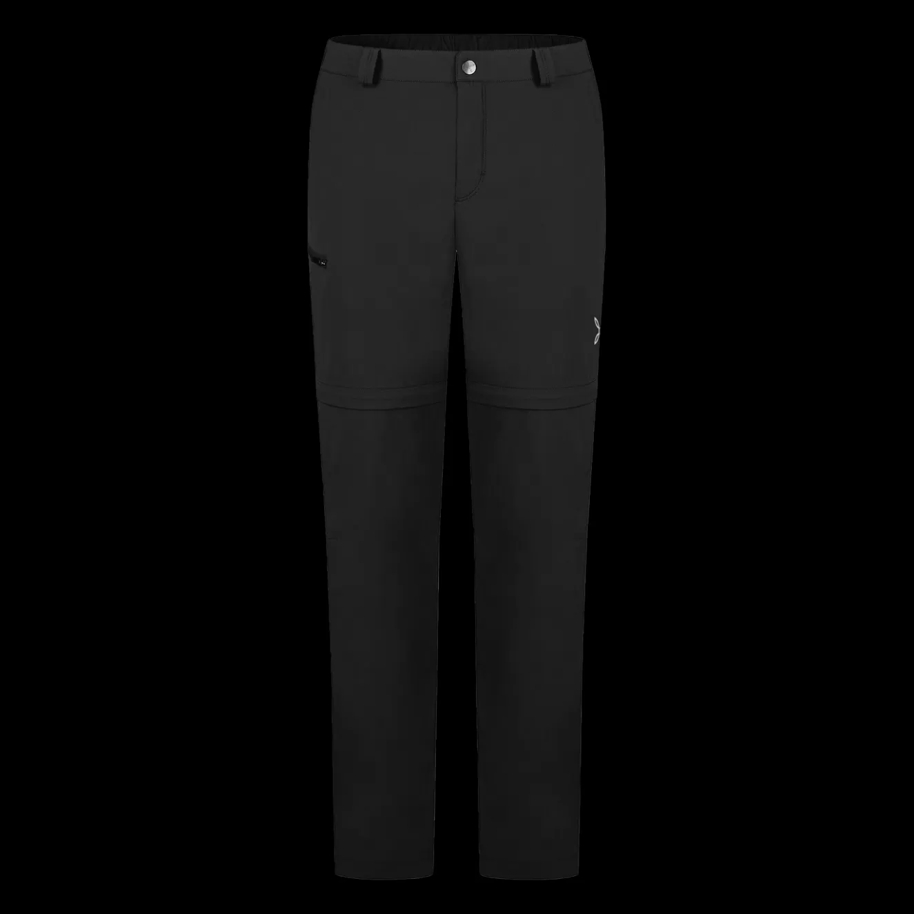 Montura Pantaloni<VALBRUNA ZIP OFF PANTS BLACK